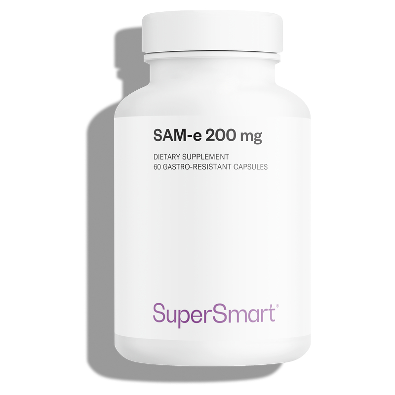 SAM-e suplemento alimentar, S-adenosil-L-metionina que contribui para o bem estar emocional