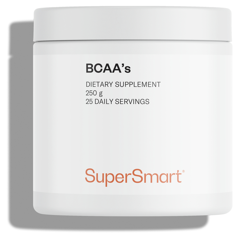 Suplemento dietético de BCAA comercializado por Supersmart