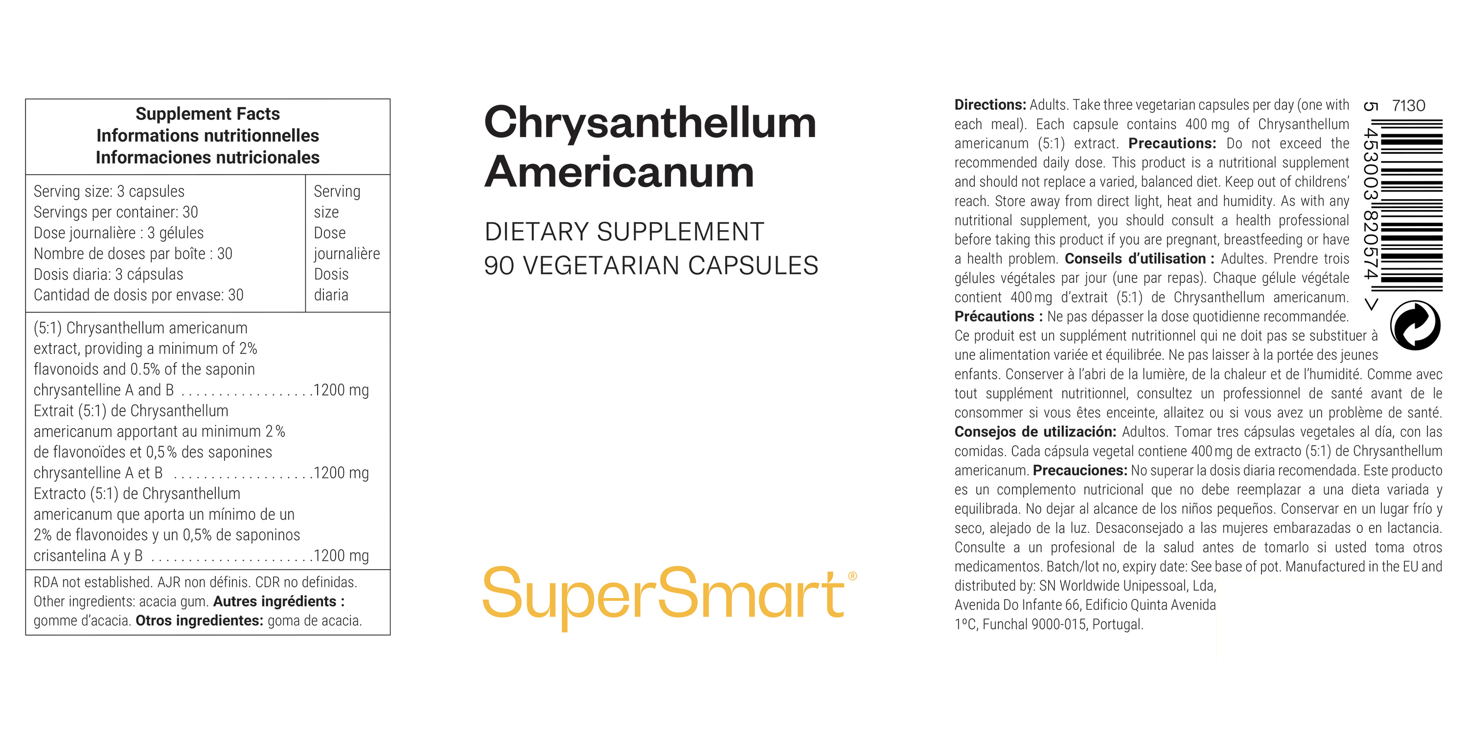 Chrysantellum Americanum Supplement