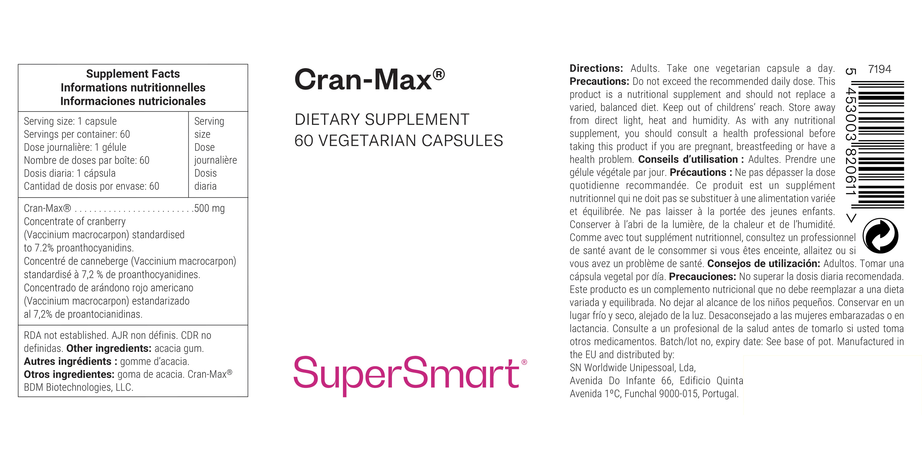 Cran-Max® 500 mg