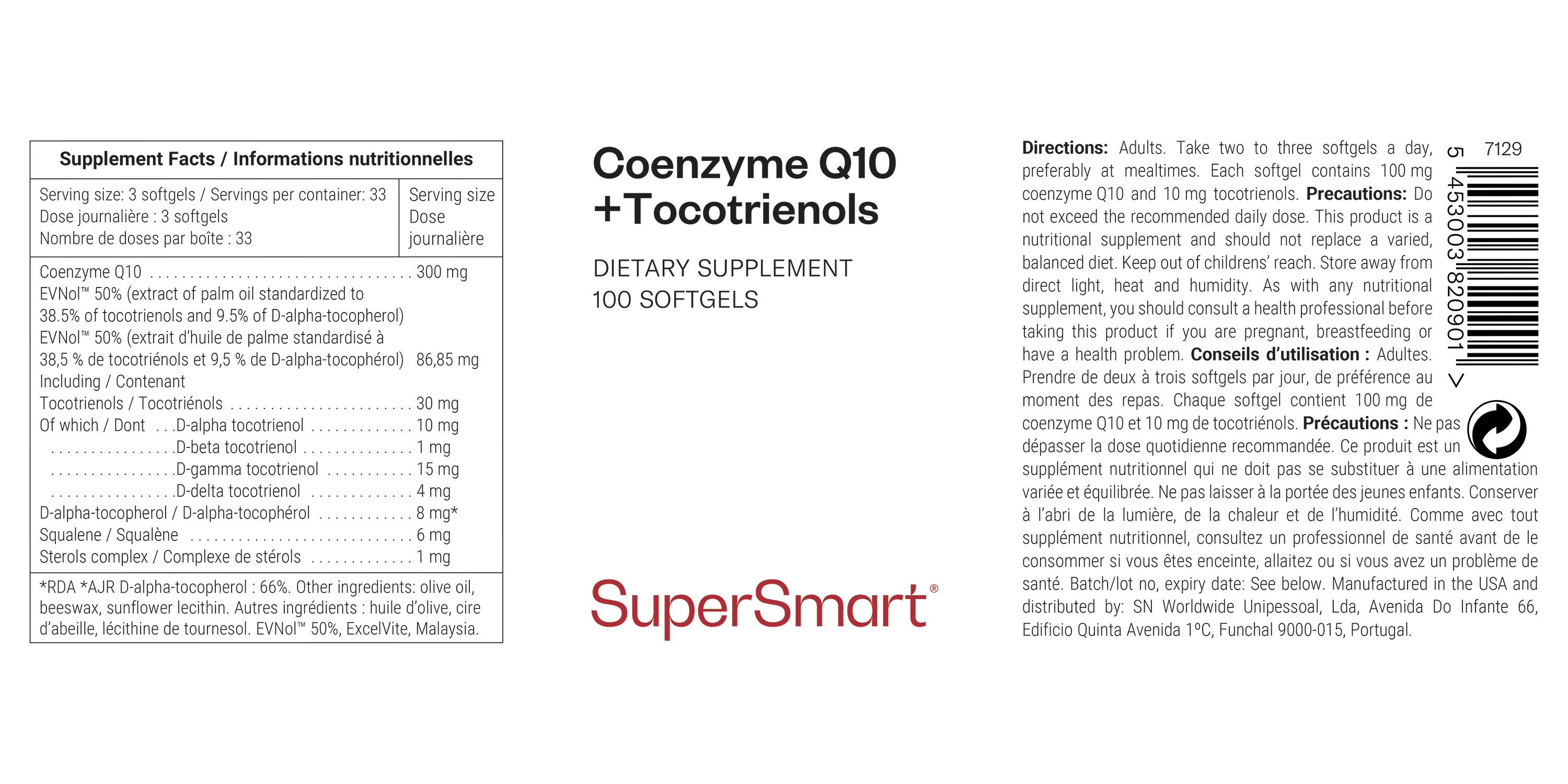 Coenzyme Q10 + Tocotrienols