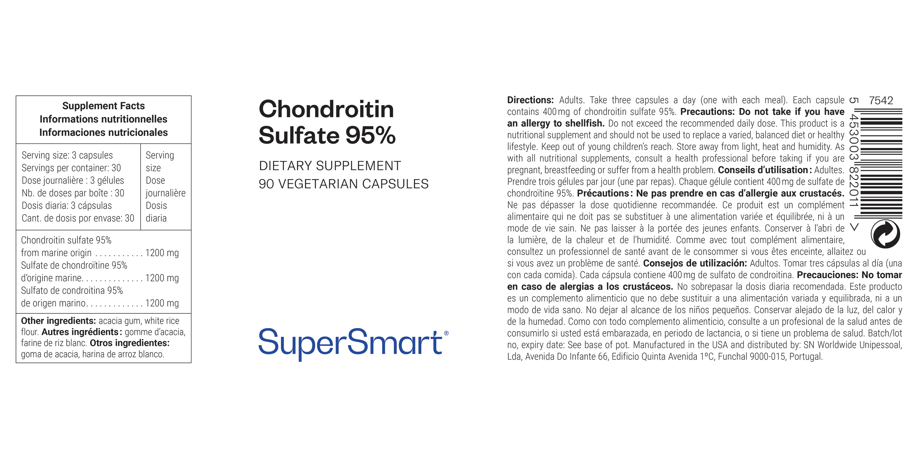 Sulfate de Chondroïtine d'Origine Marine