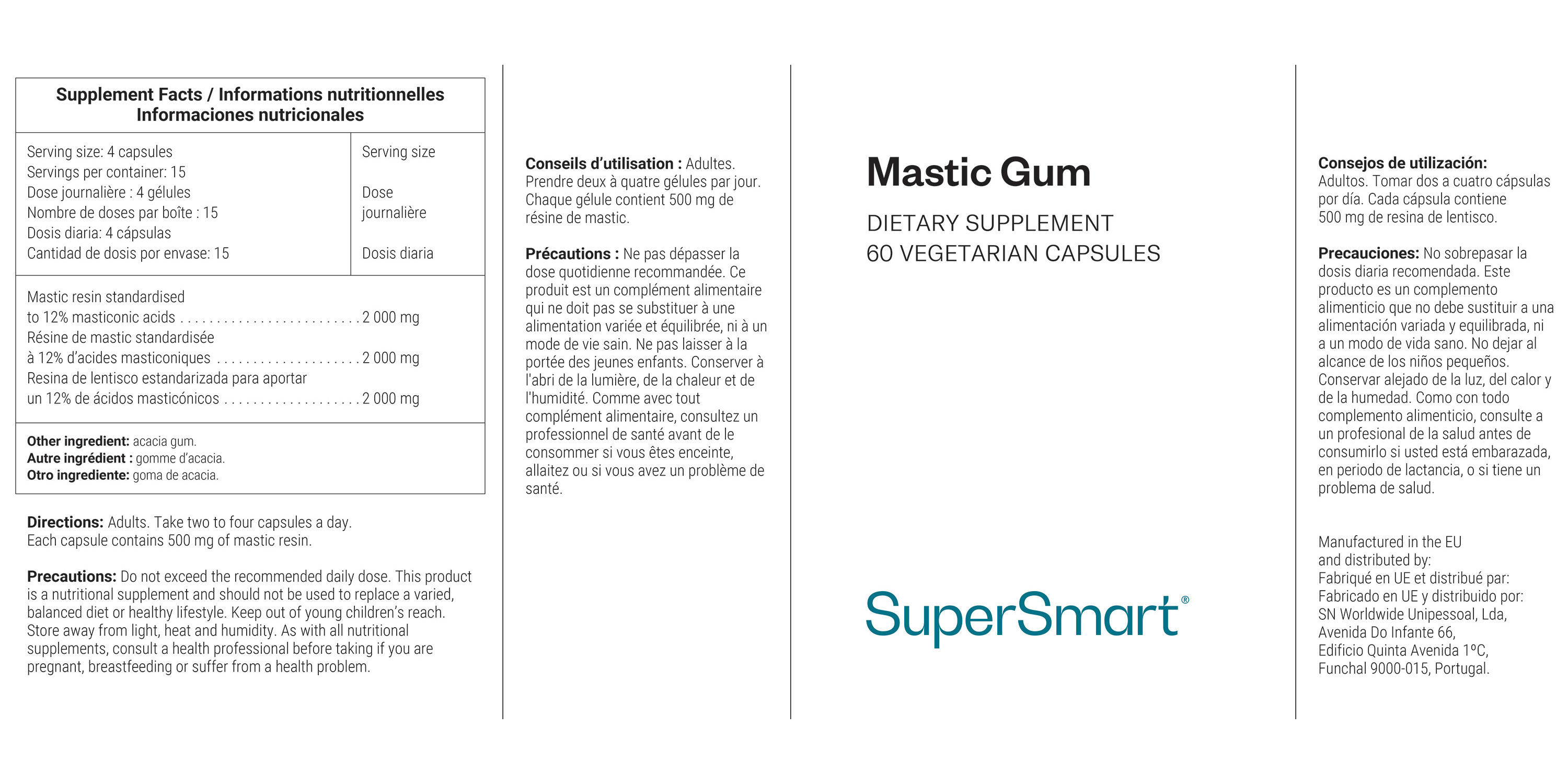 Mastic Gum Supplement