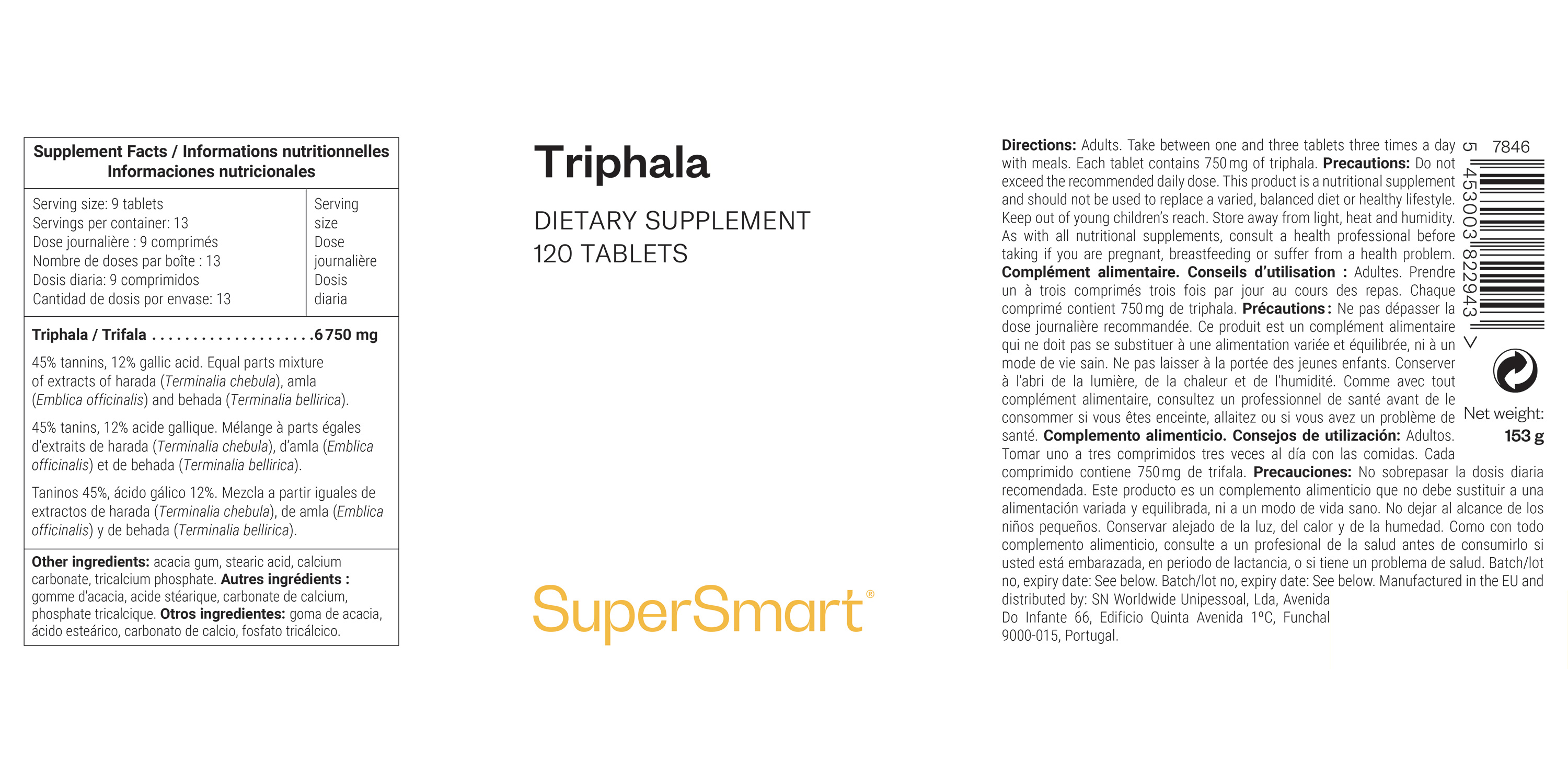 Complemento de Triphala