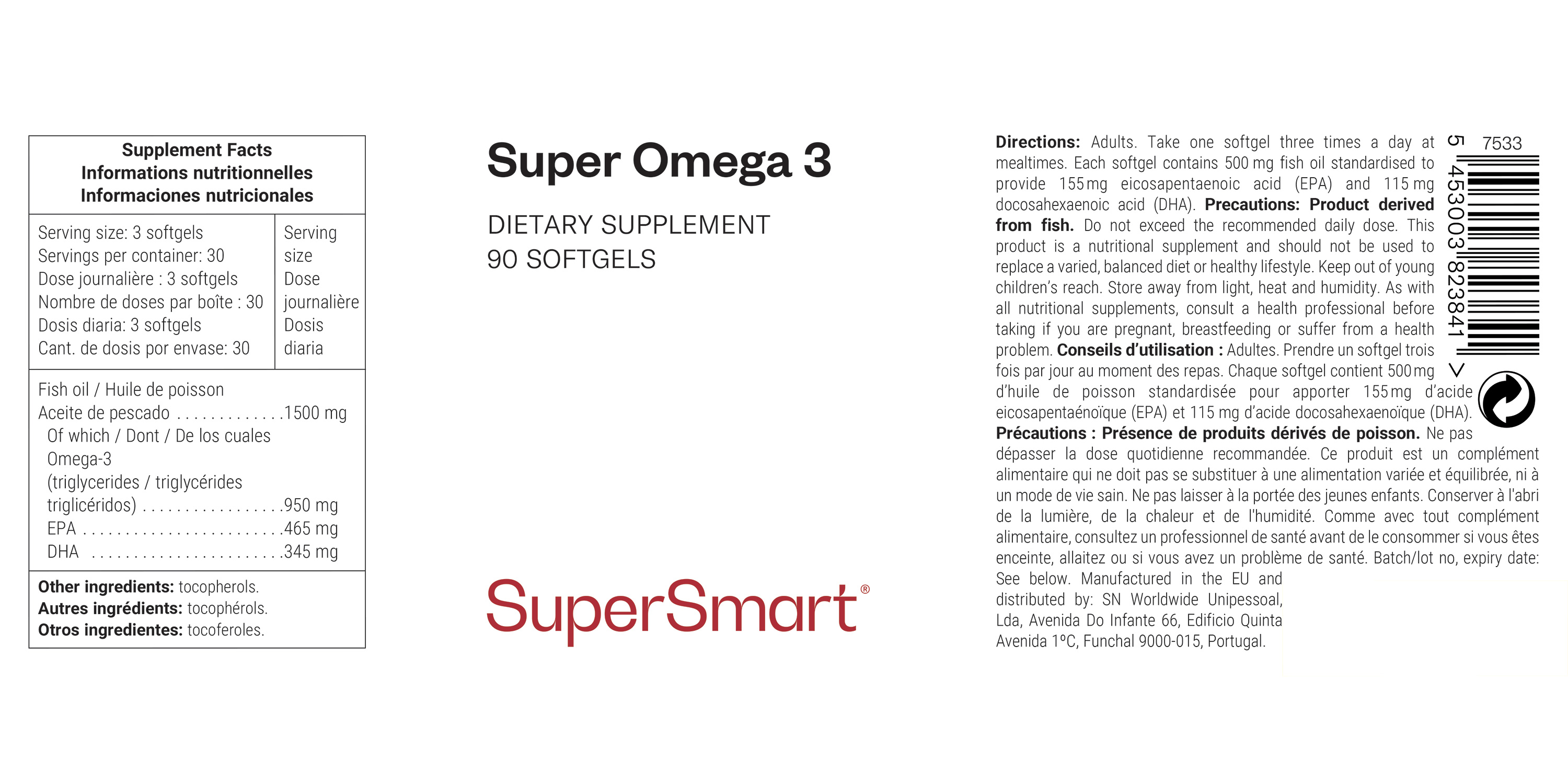 Super Omega 3 Supplement