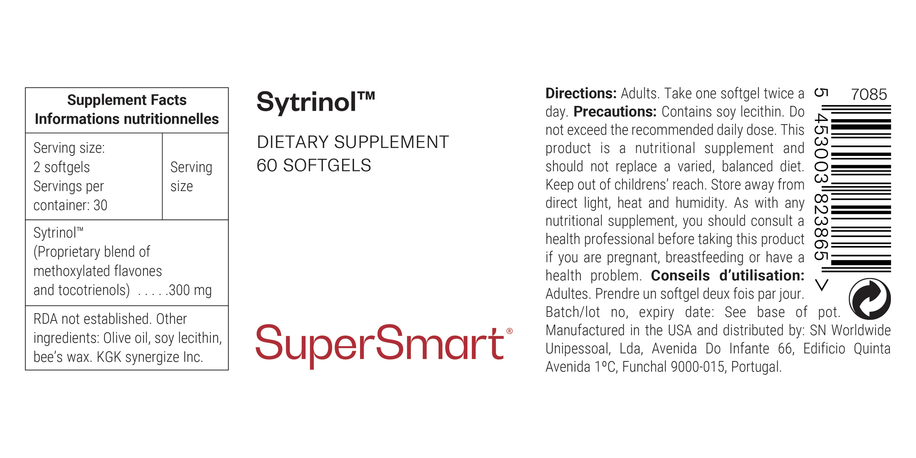 Complemento Alimenticio Sytrinol™