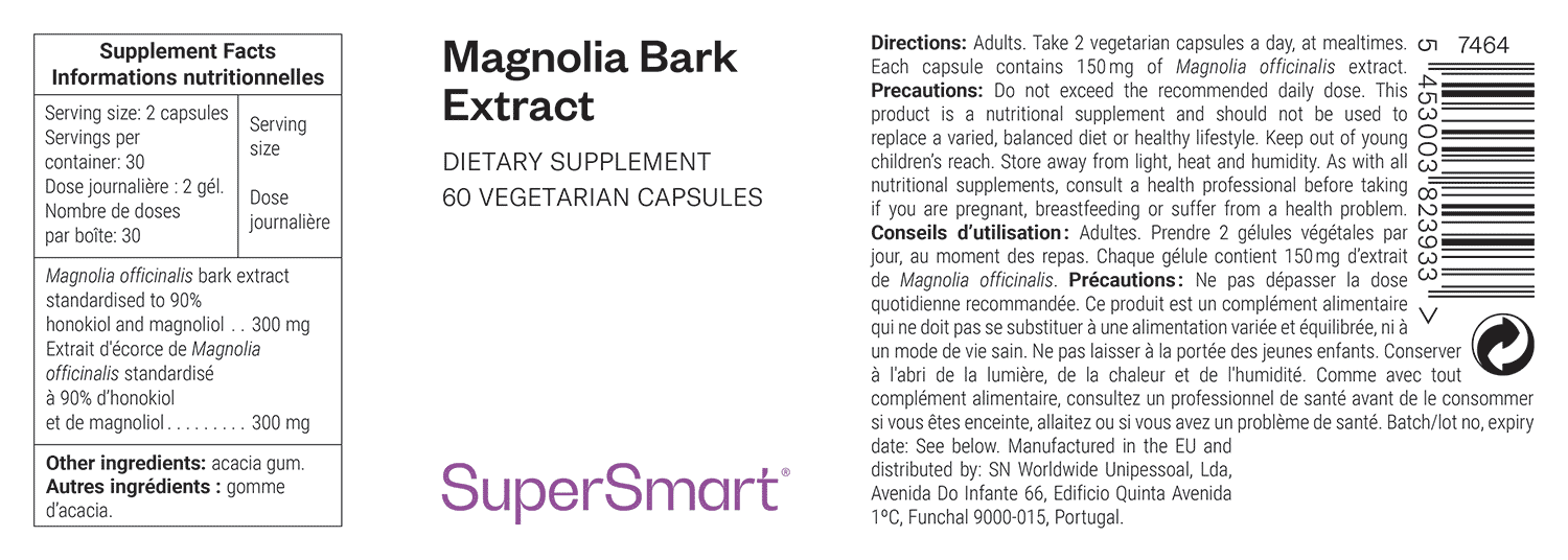 Magnolia Bark Extract 150 mg