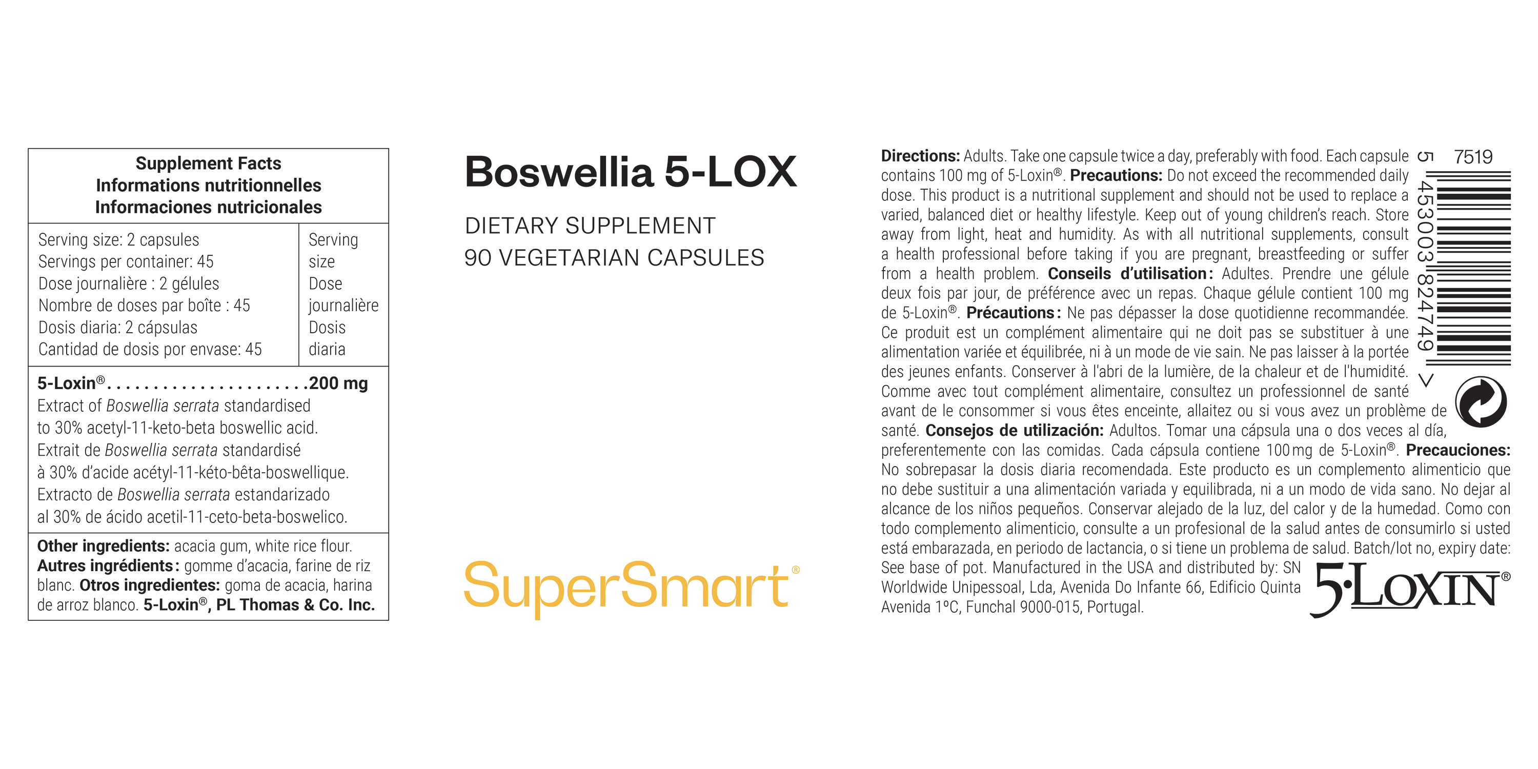 Complément Alimentaire de Boswellia Serrata