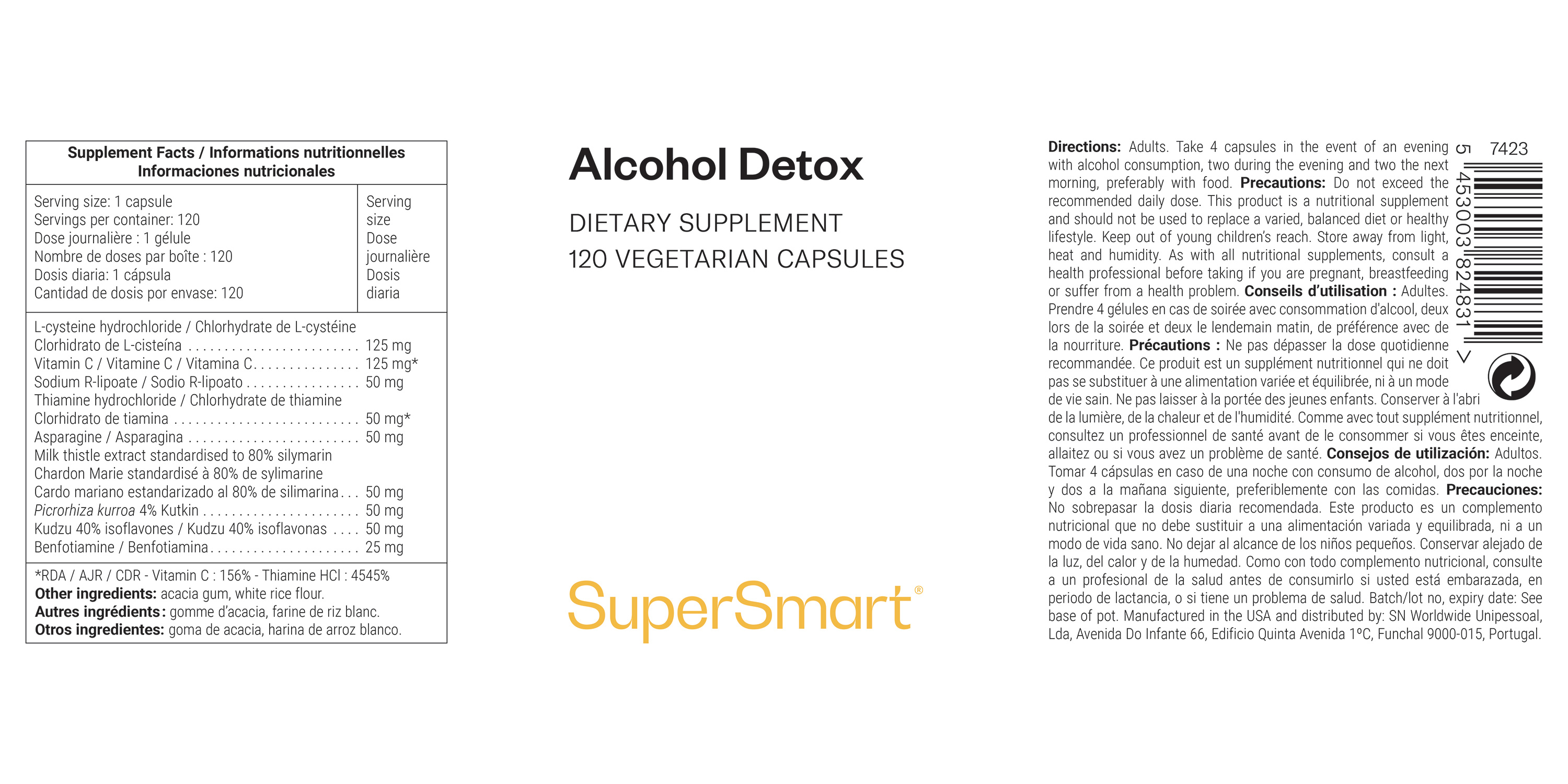 Supplément Alcohol Detox 