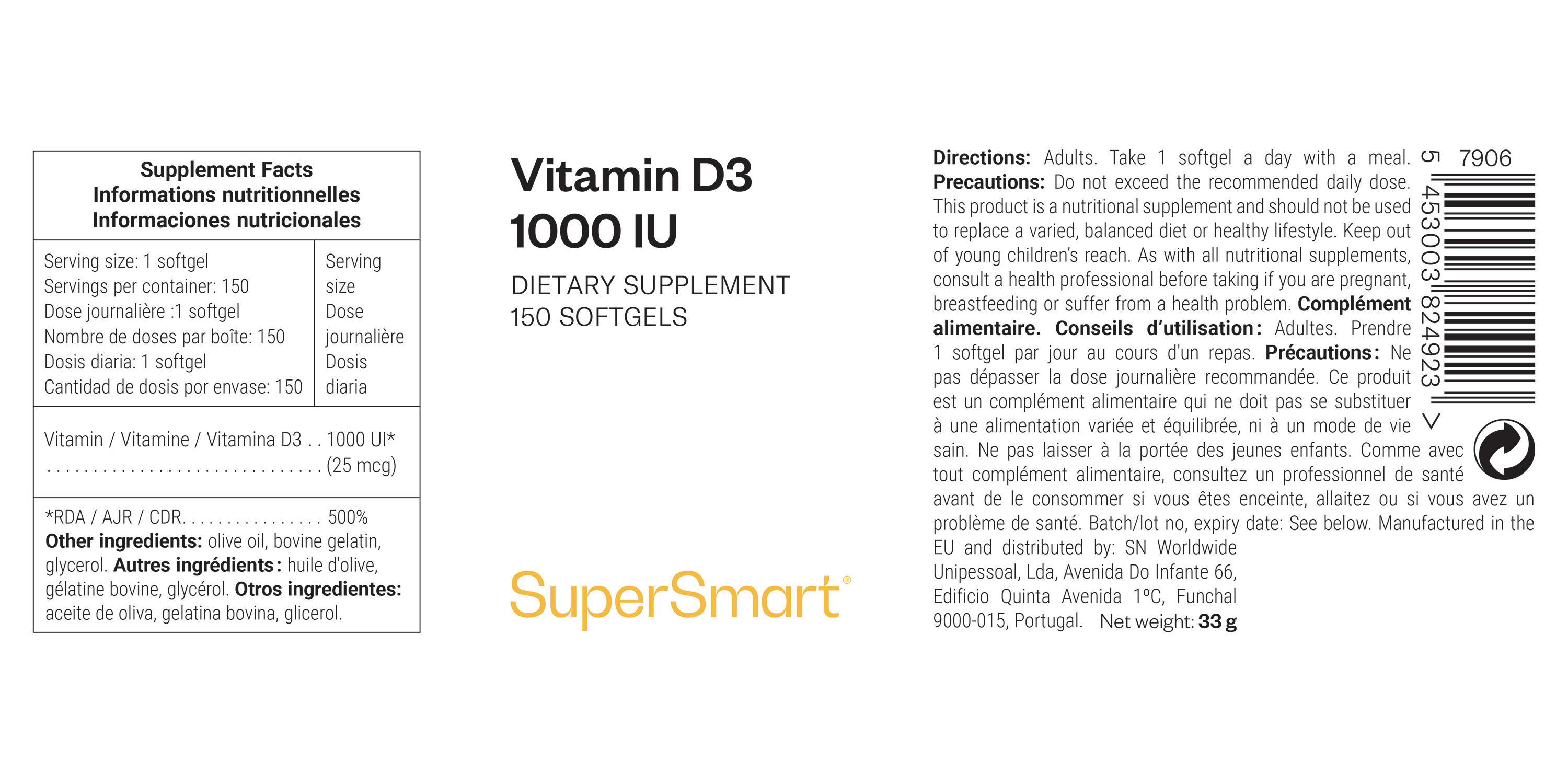 Complemento natural de vitamina D