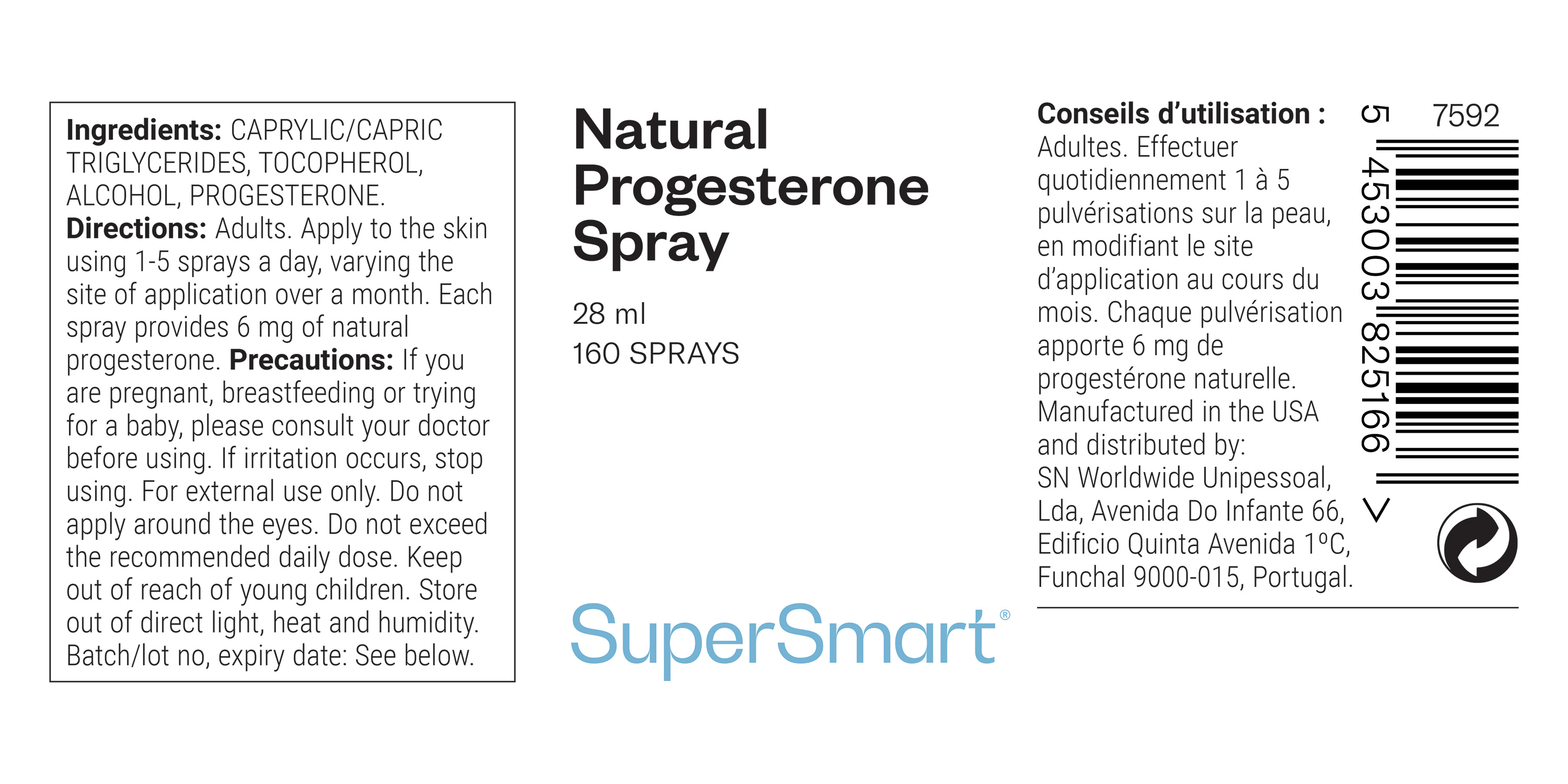 Natural Progesterone Spray