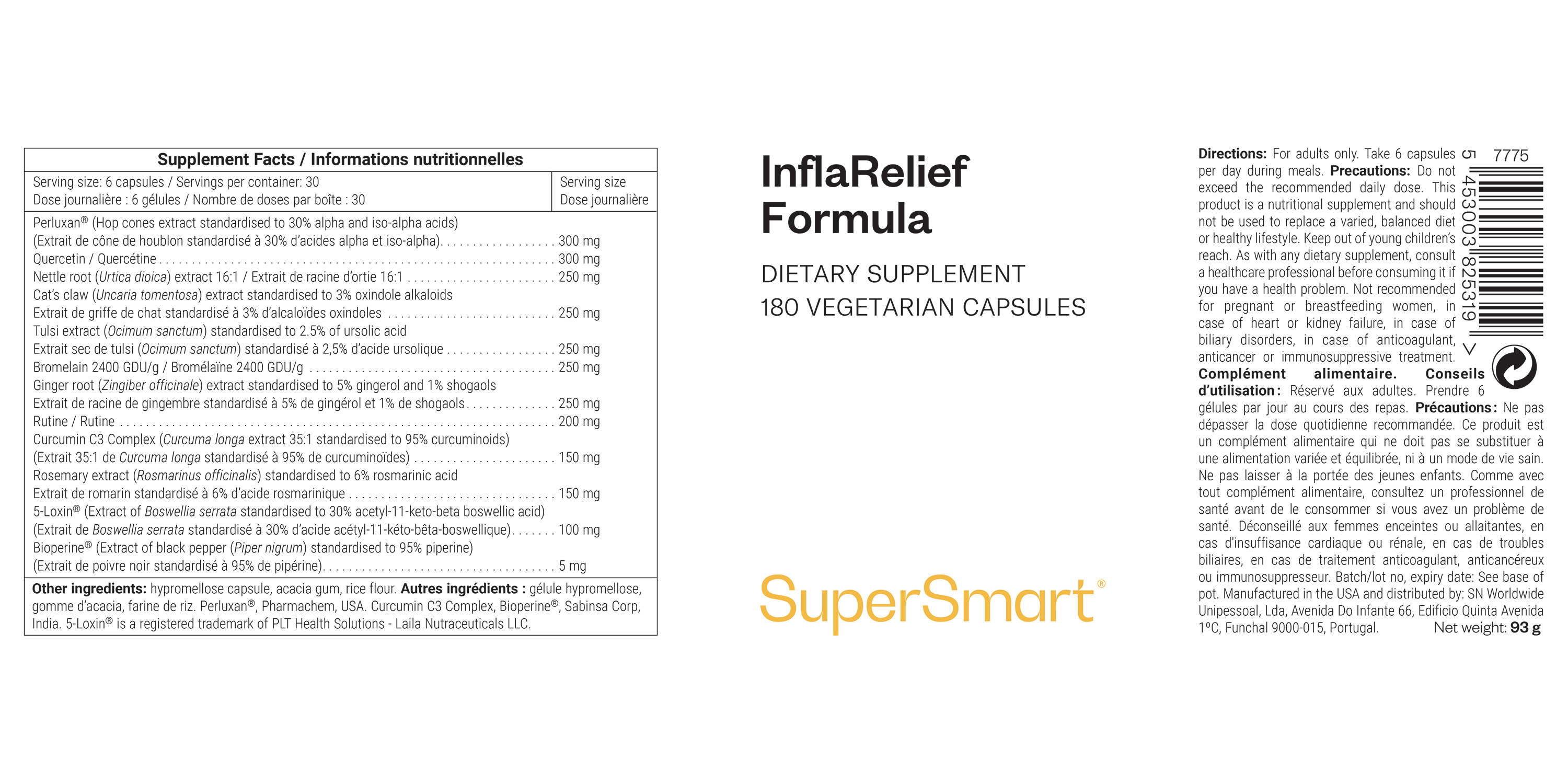 Complément Alimentaire InflaRelief Formula