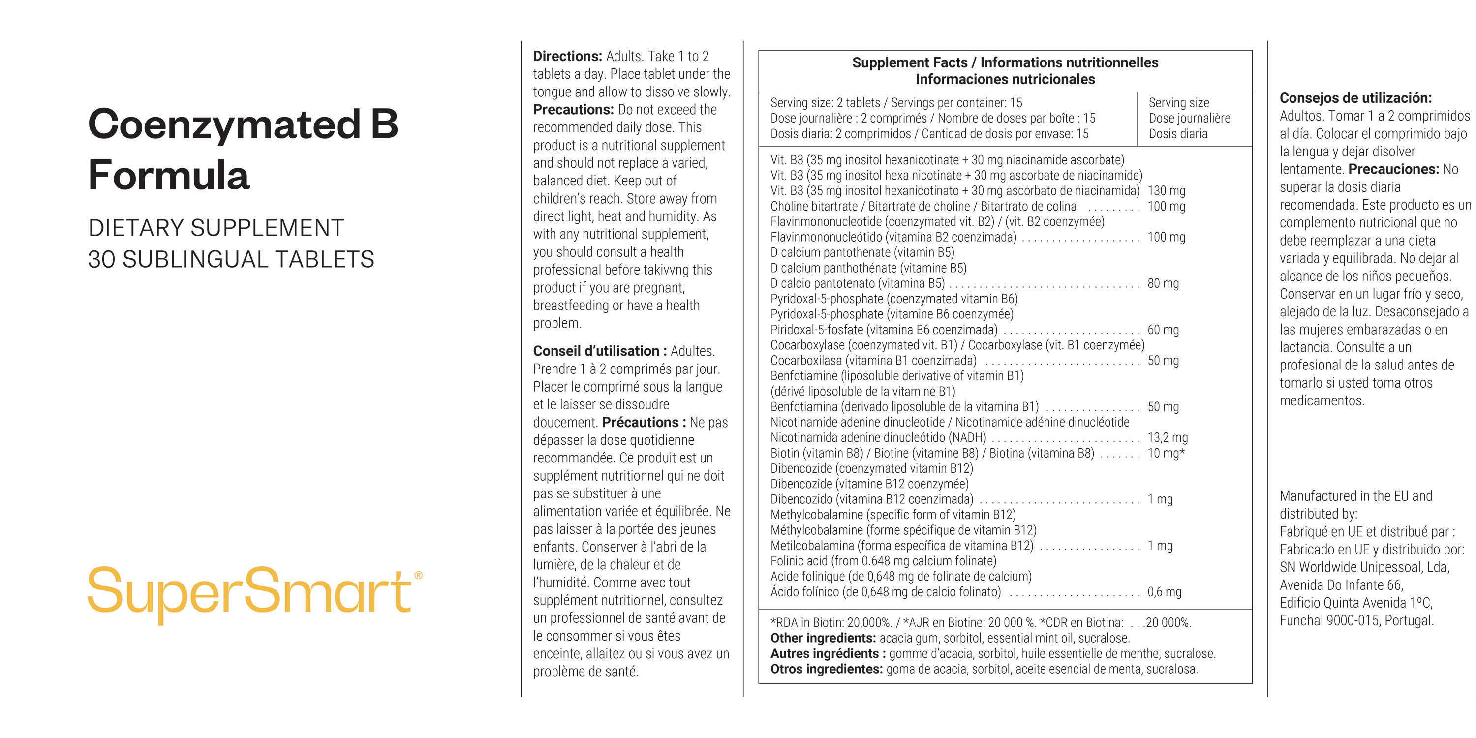 Coenzymated B Formula Supplement