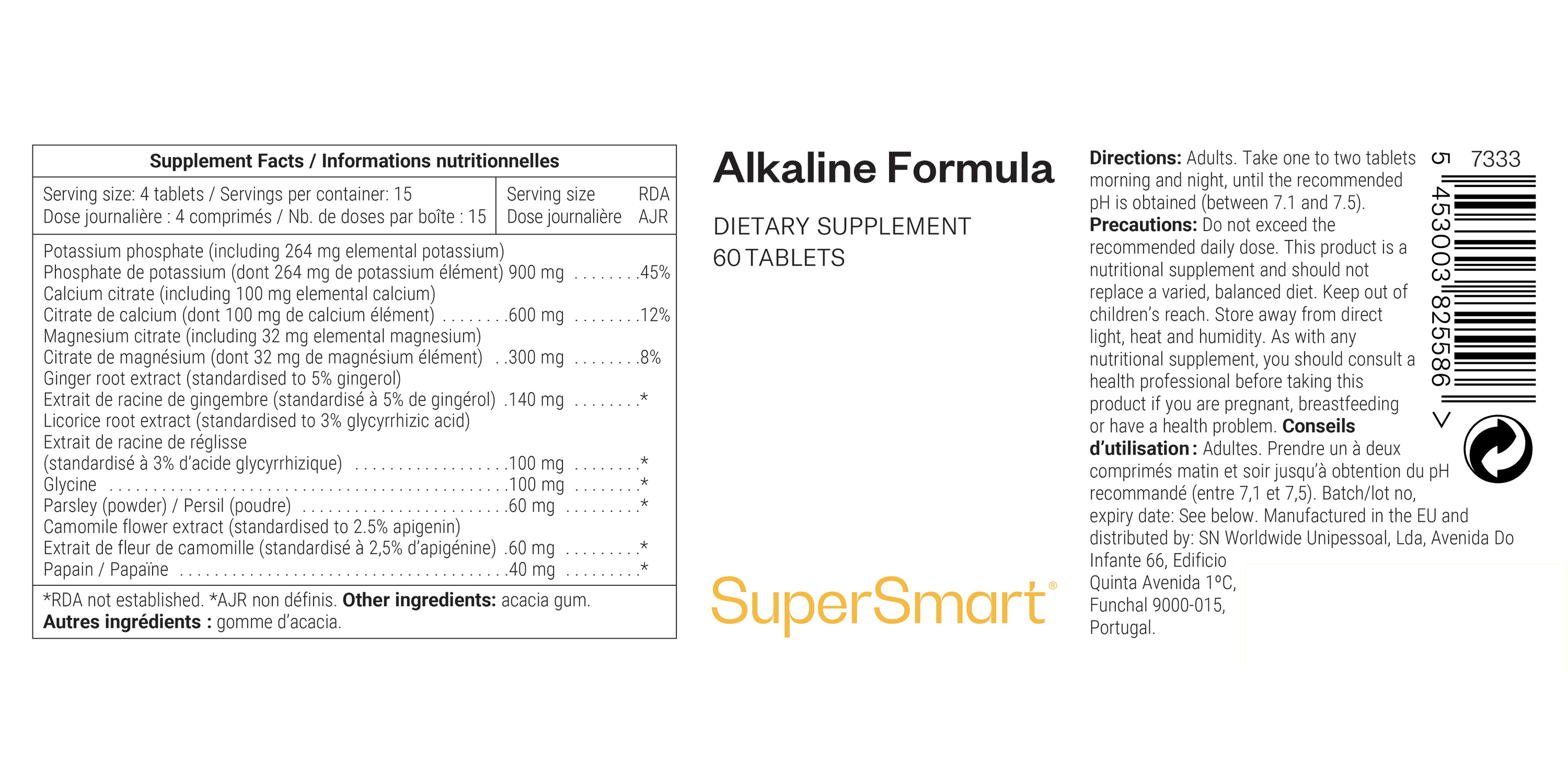 Complément Alimentaire alcalinisant