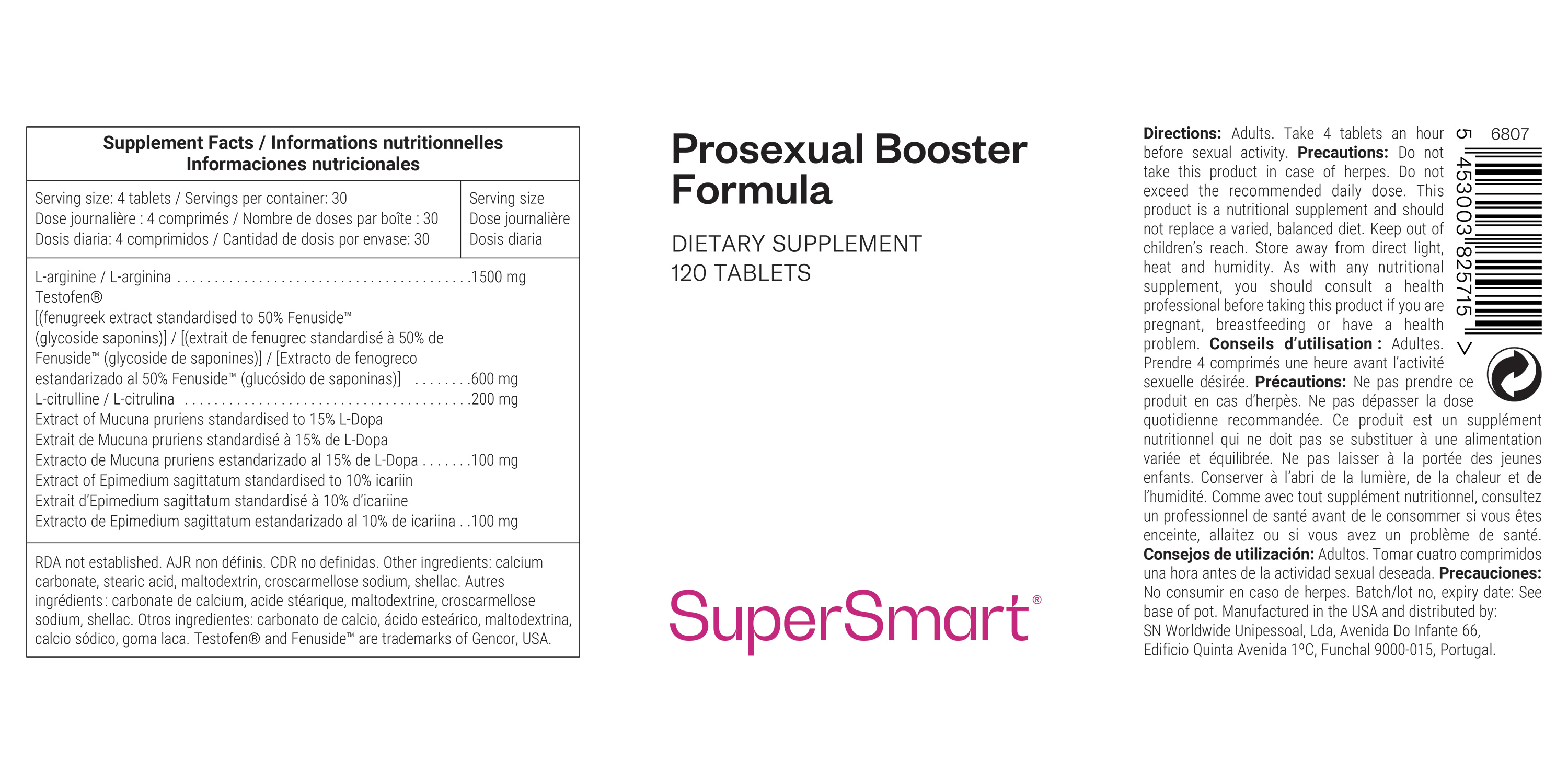 Prosexual Booster Formula Supplement
