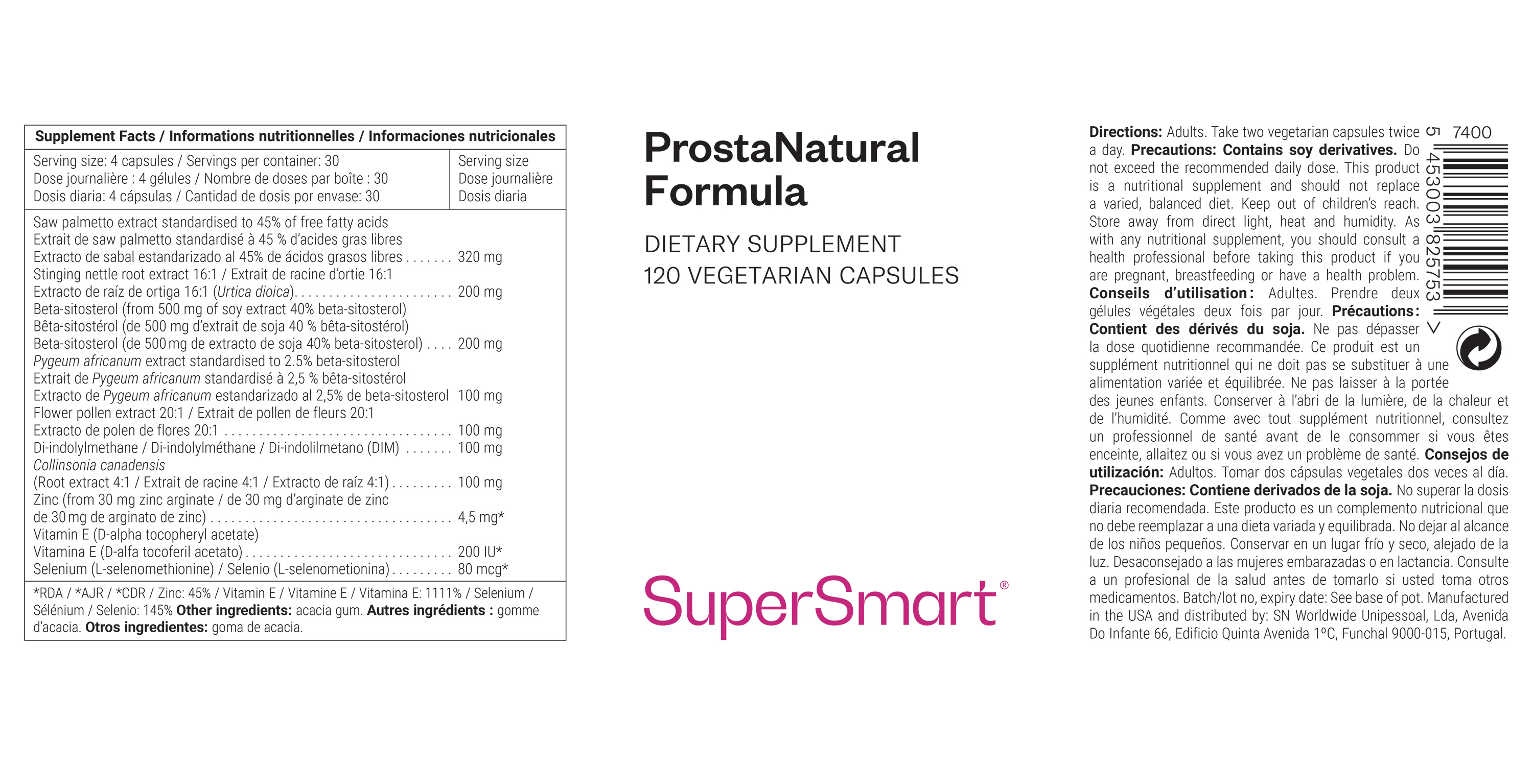 ProstaNatural Formula Supplement