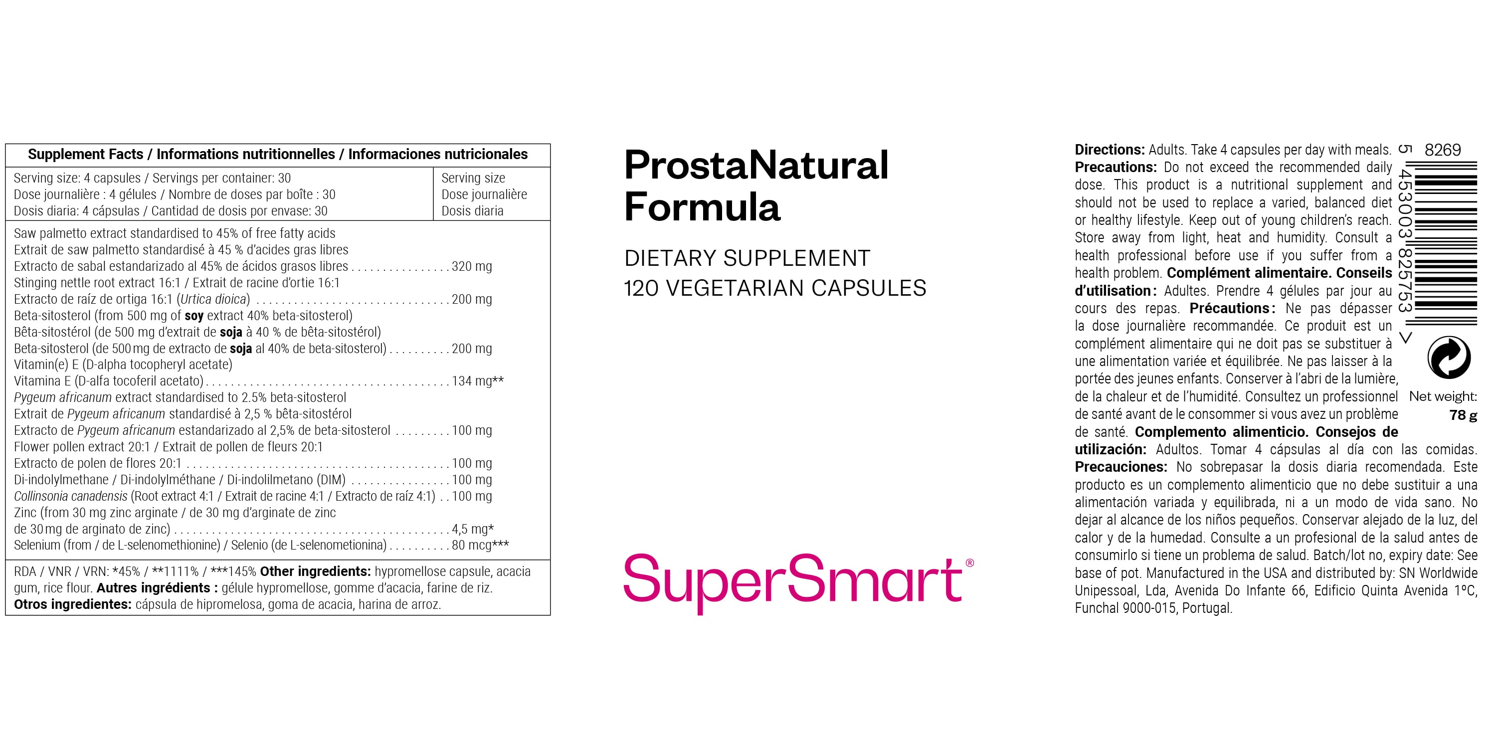 ProstaNatural Formula Supplement