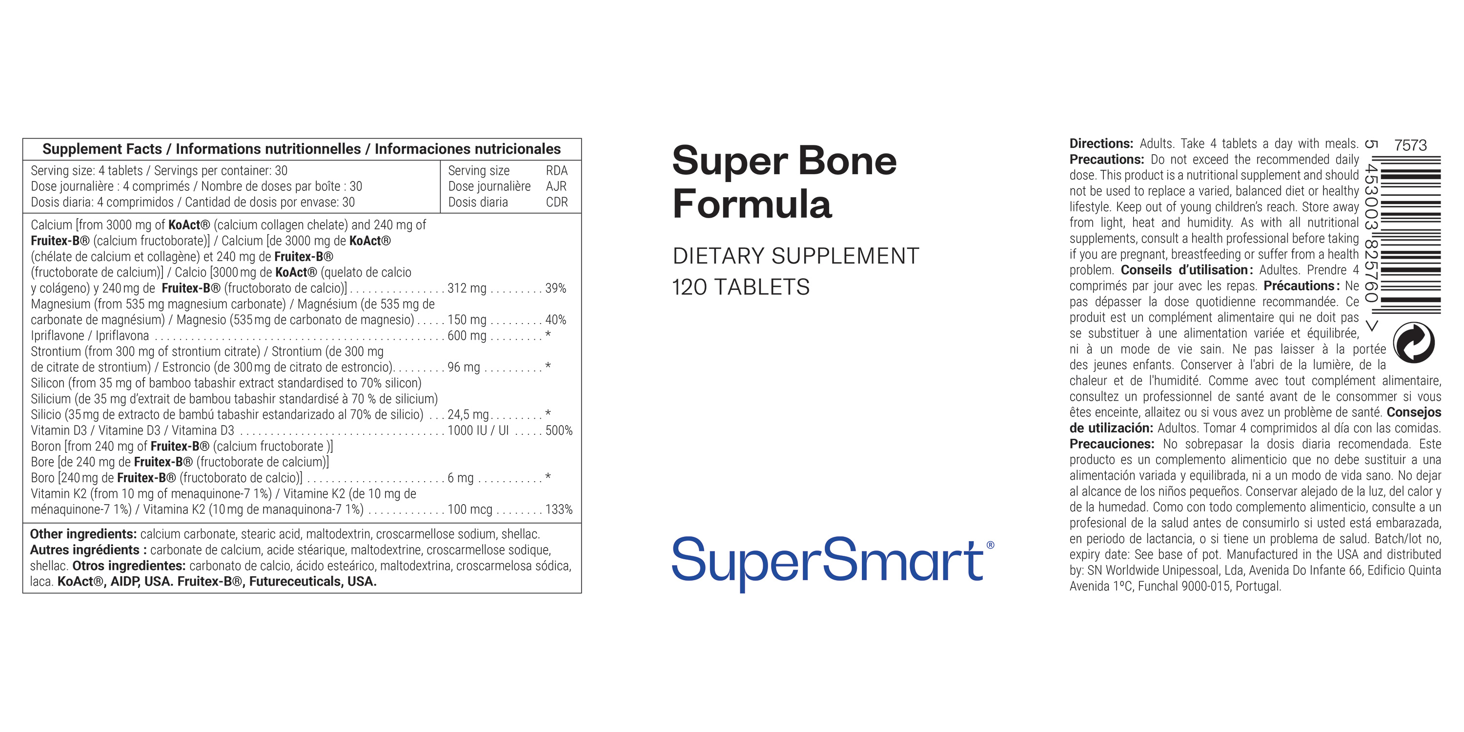 Super Bone Formula Supplement