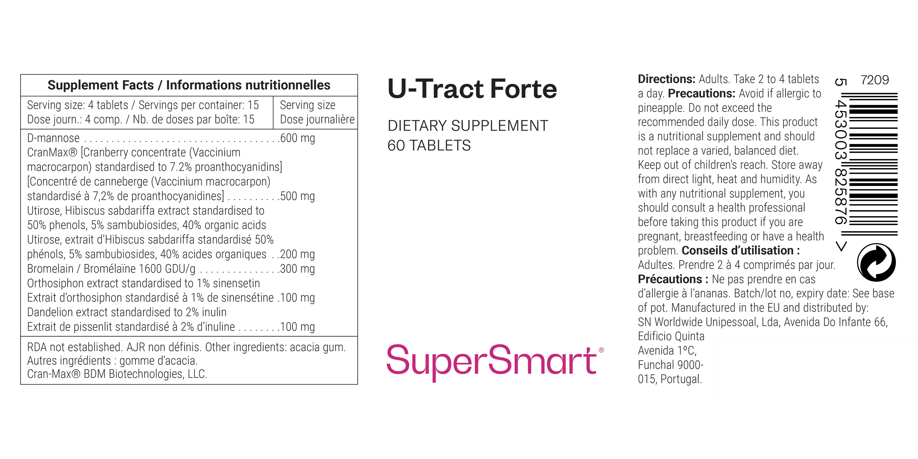 U-Tract Forte Supplement