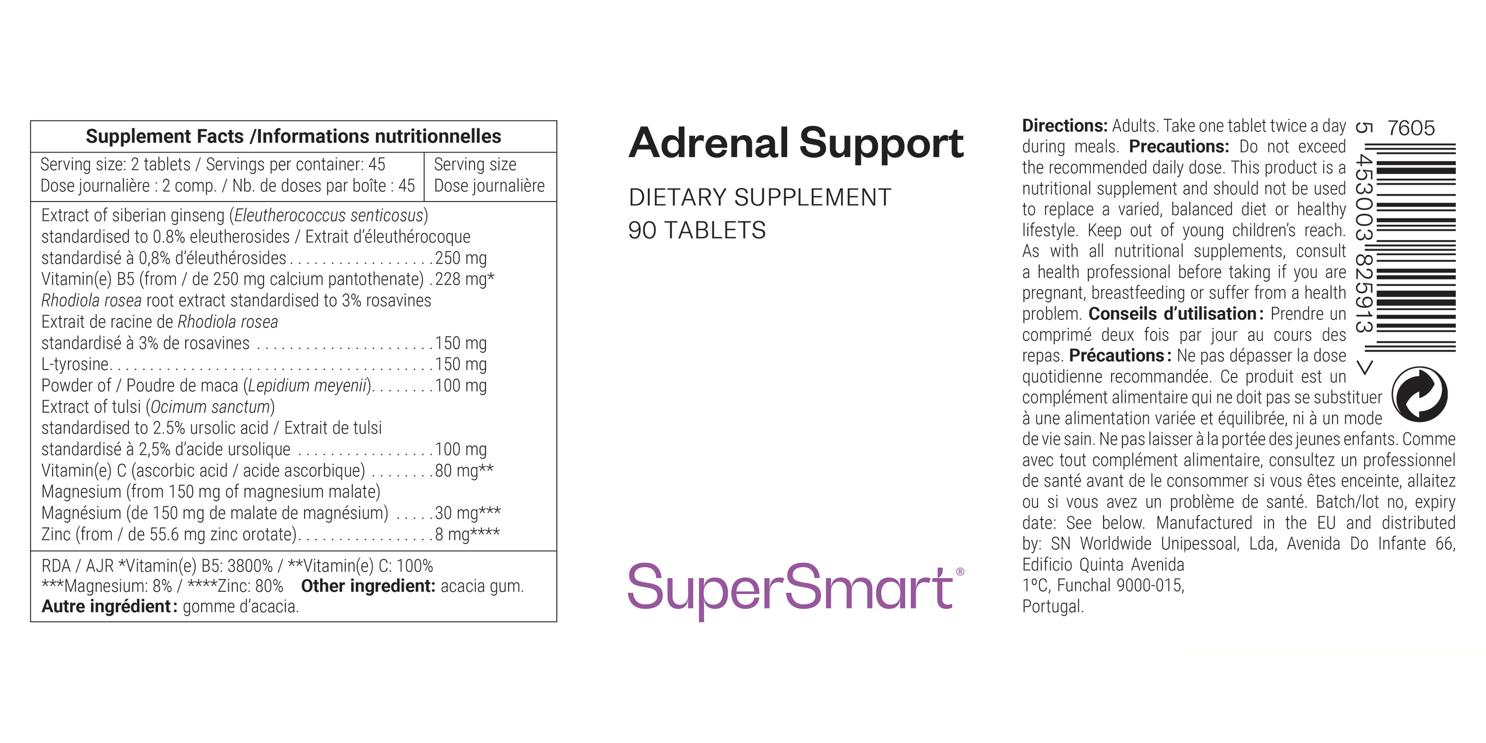 Adrenal Support Supplement