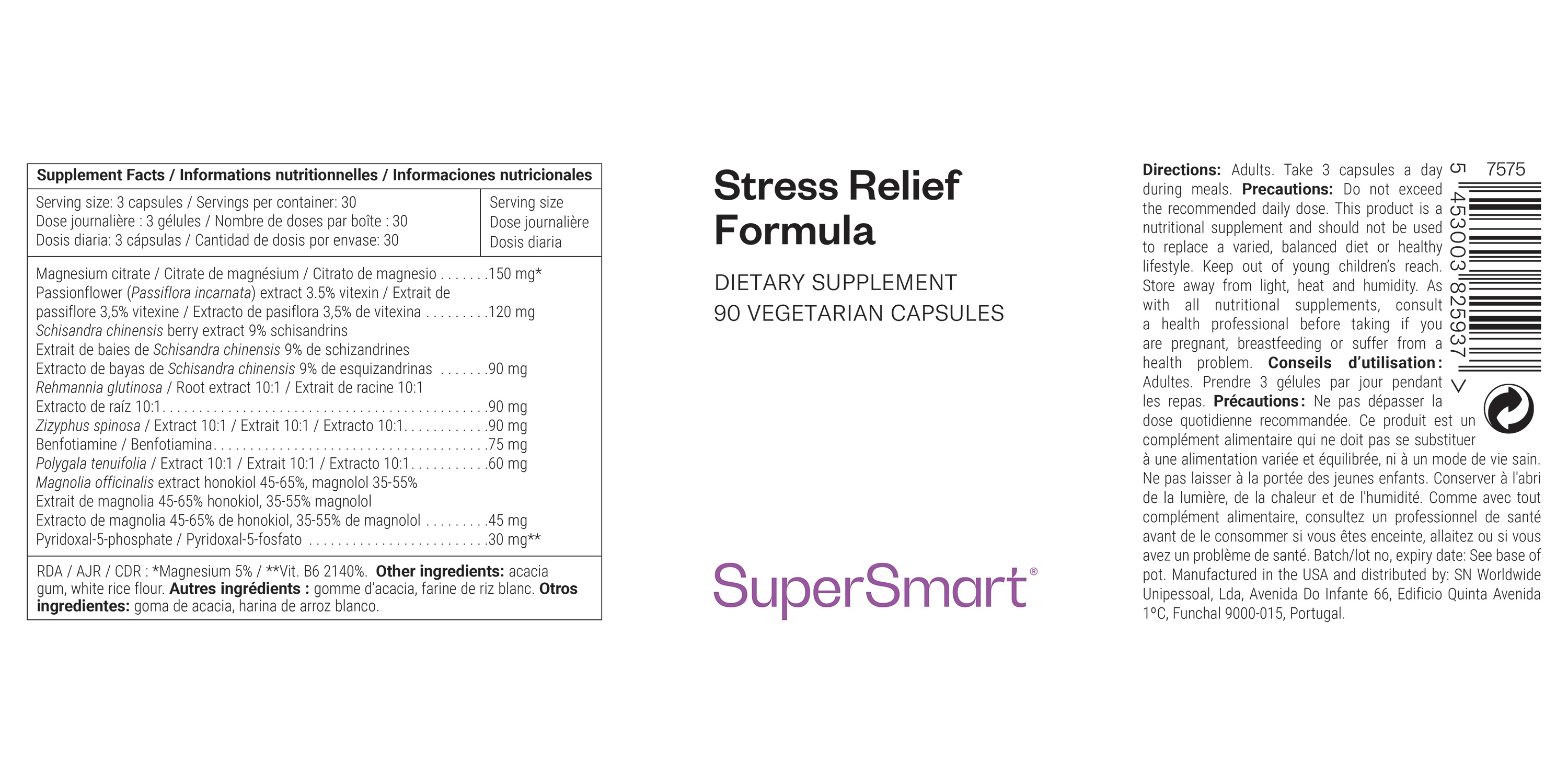 Stress Relief Formula Supplement