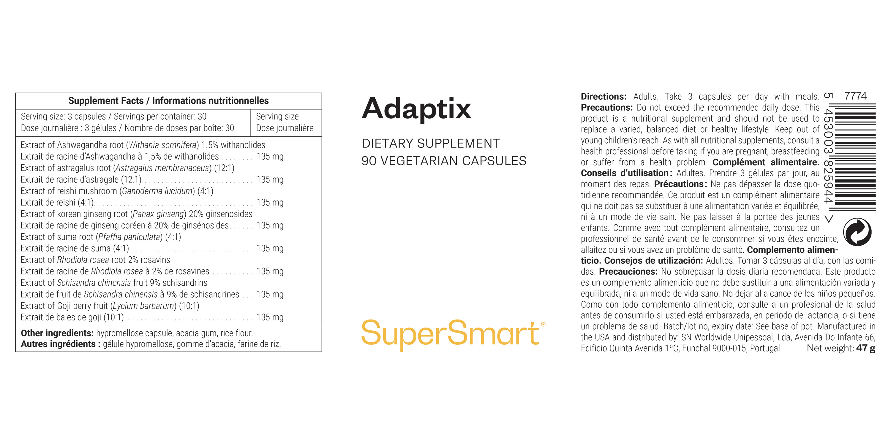 Adaptix Supplement 