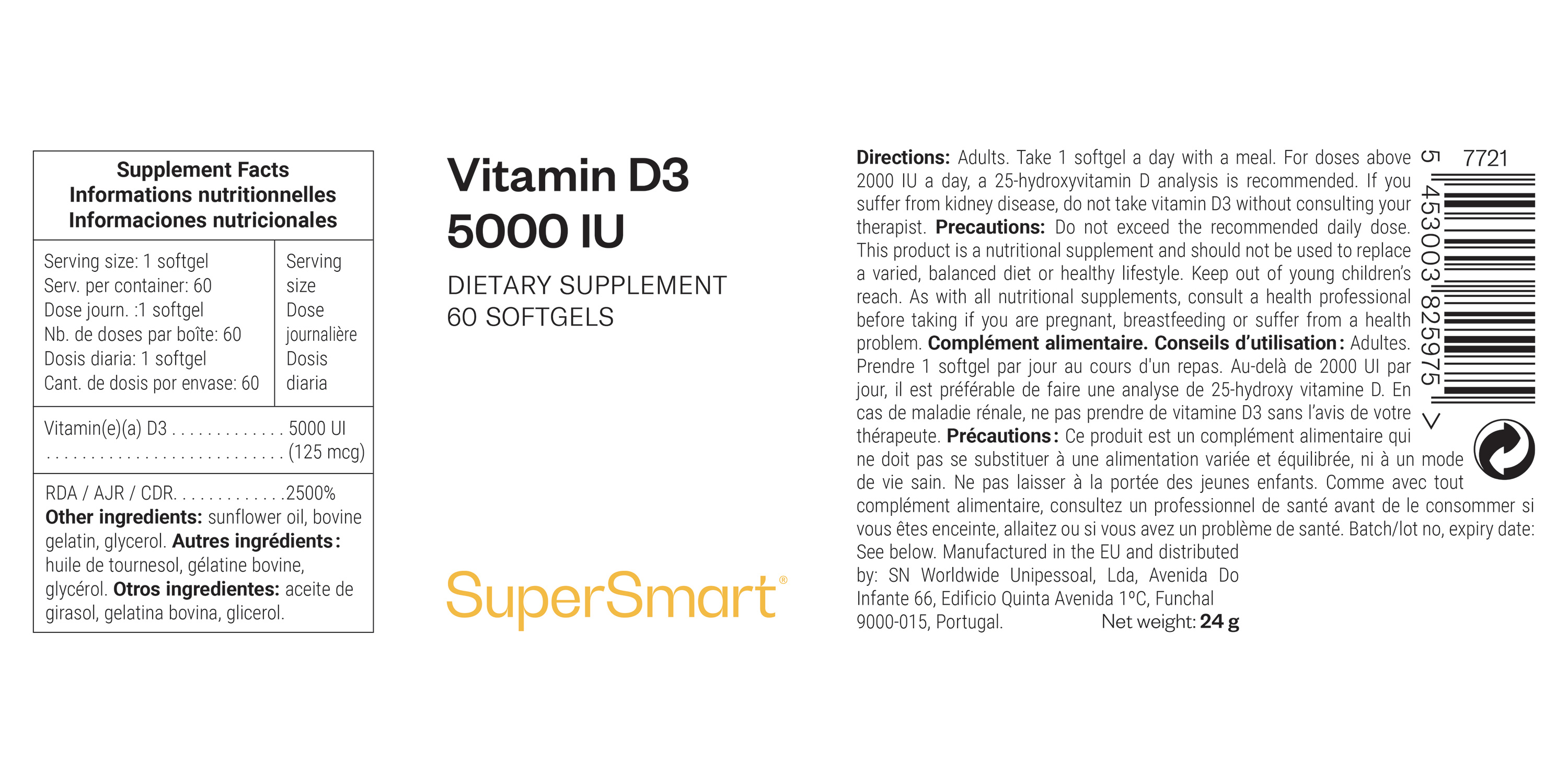 Vitamin D3 5000 IU