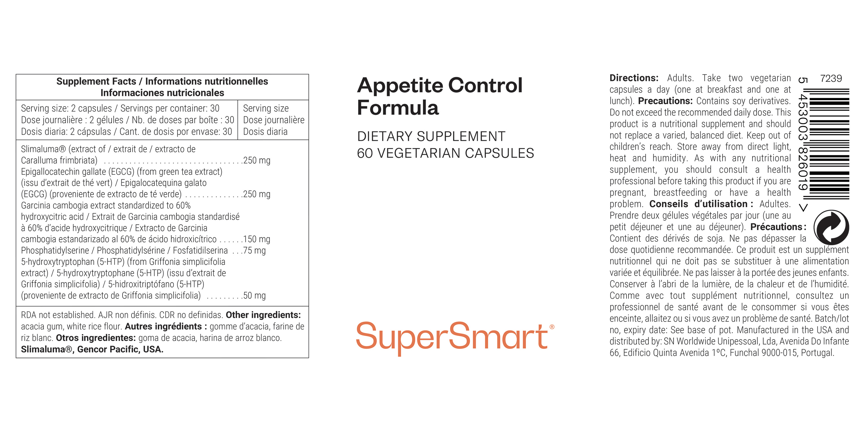 Appetite Control Formula Supplement