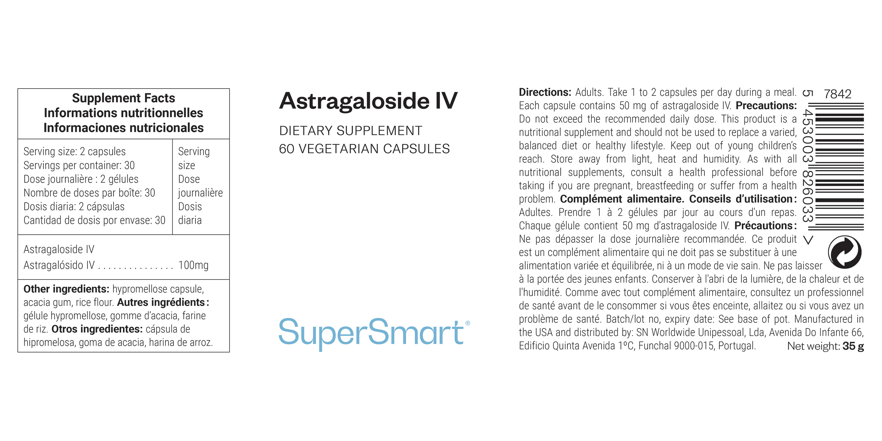 Astragaloside IV Supplement