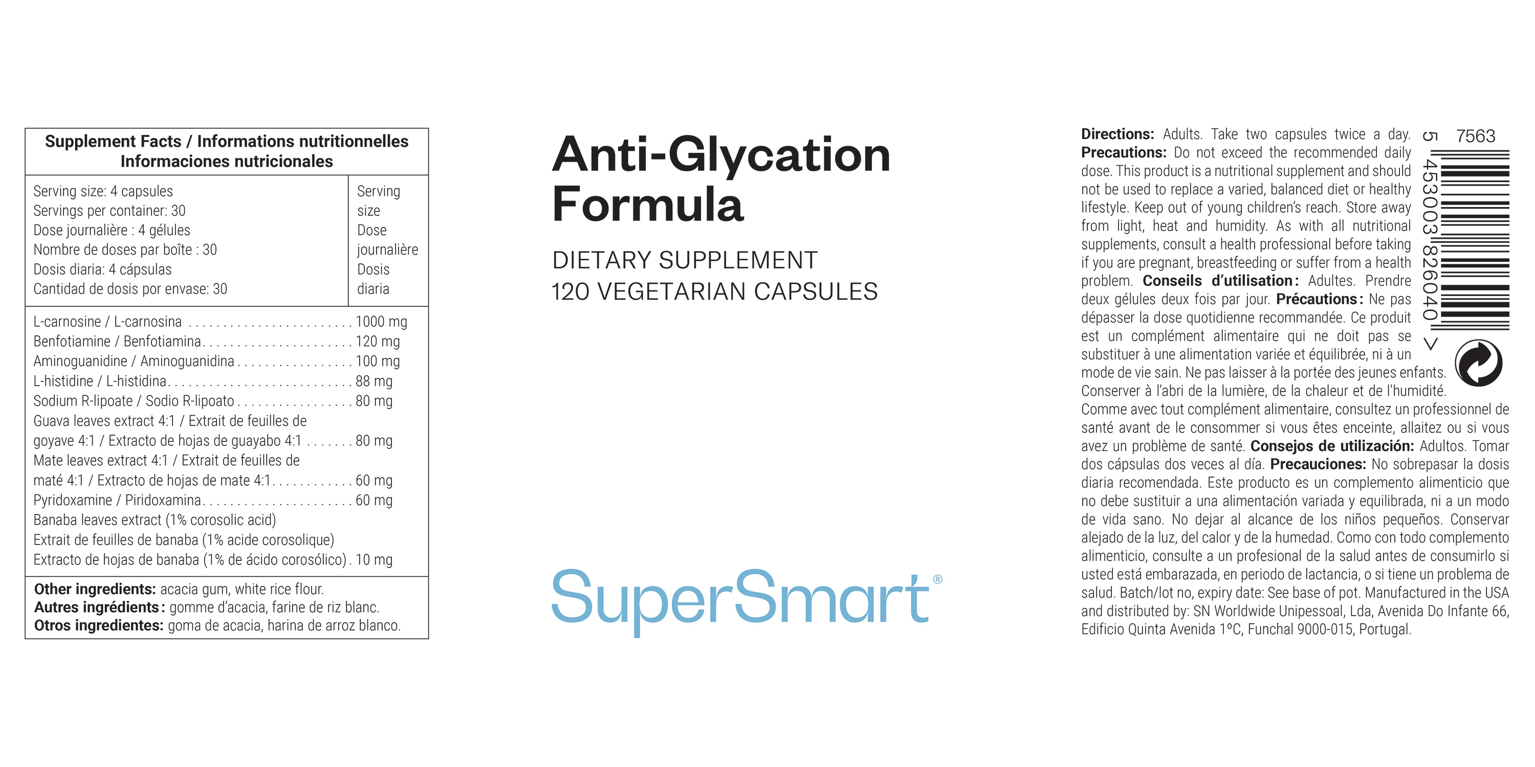 Anti-Glycation Formula