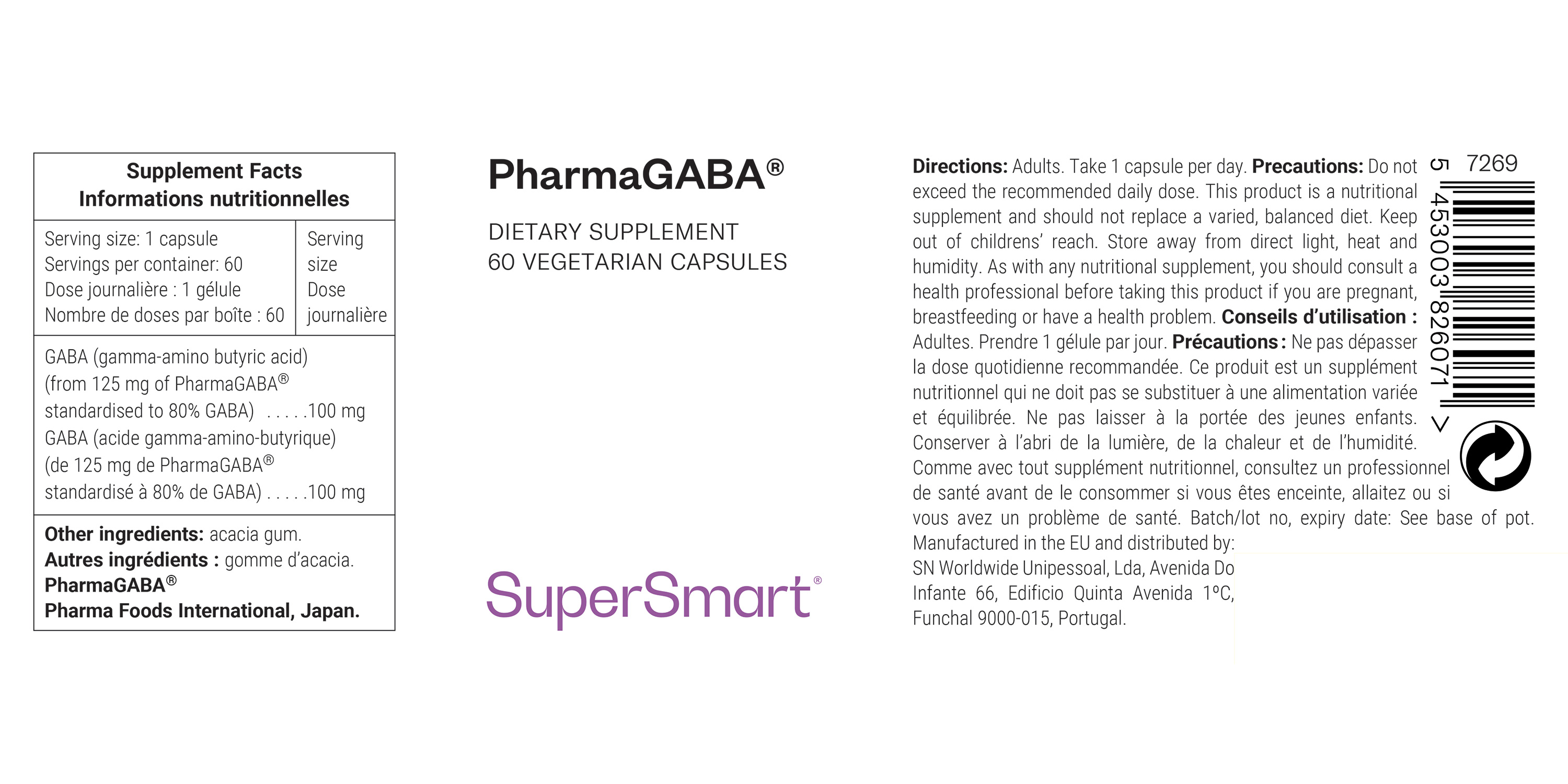 PharmaGABA® Supplement