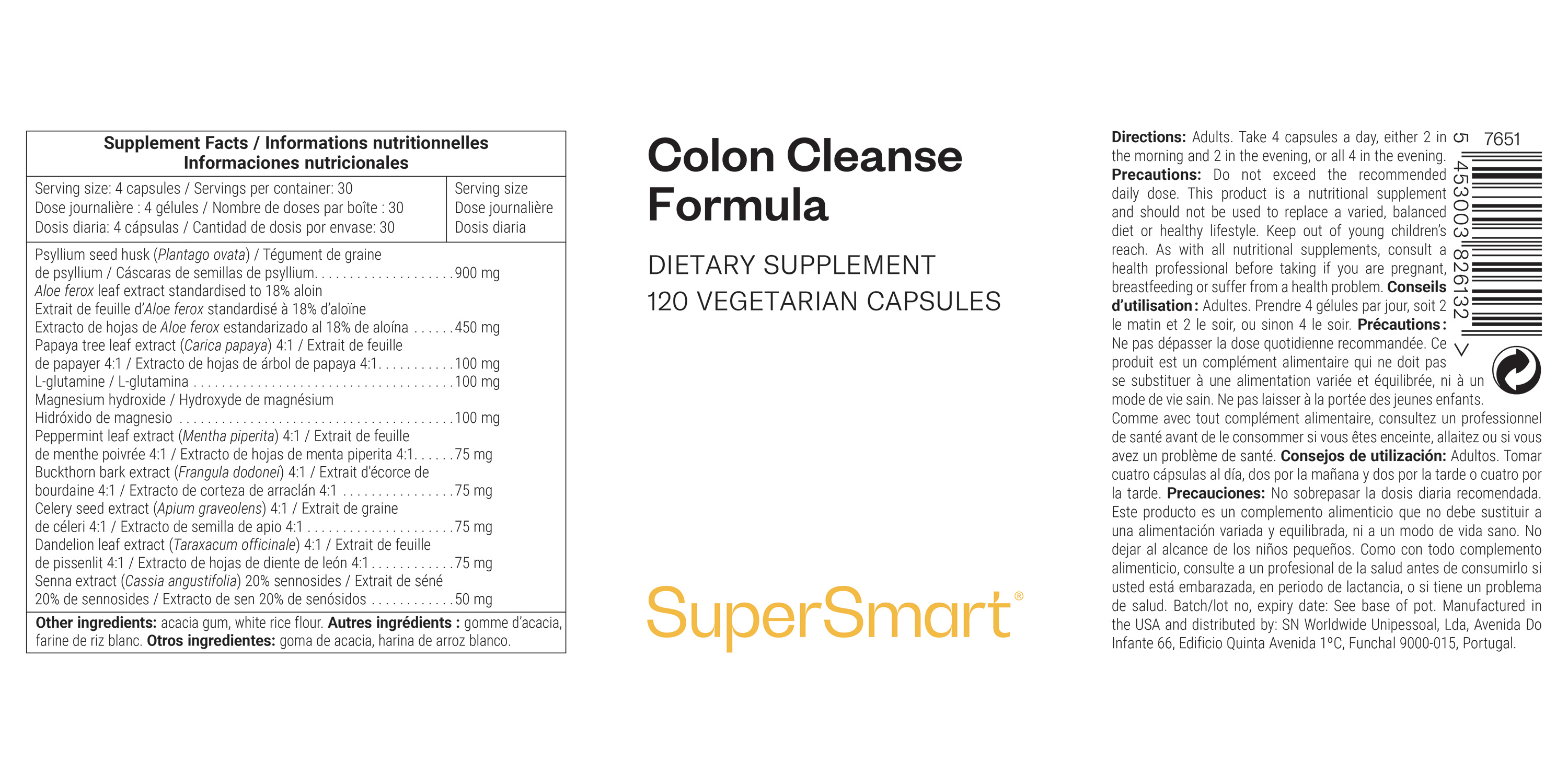 Colon Cleanse Formula Supplement