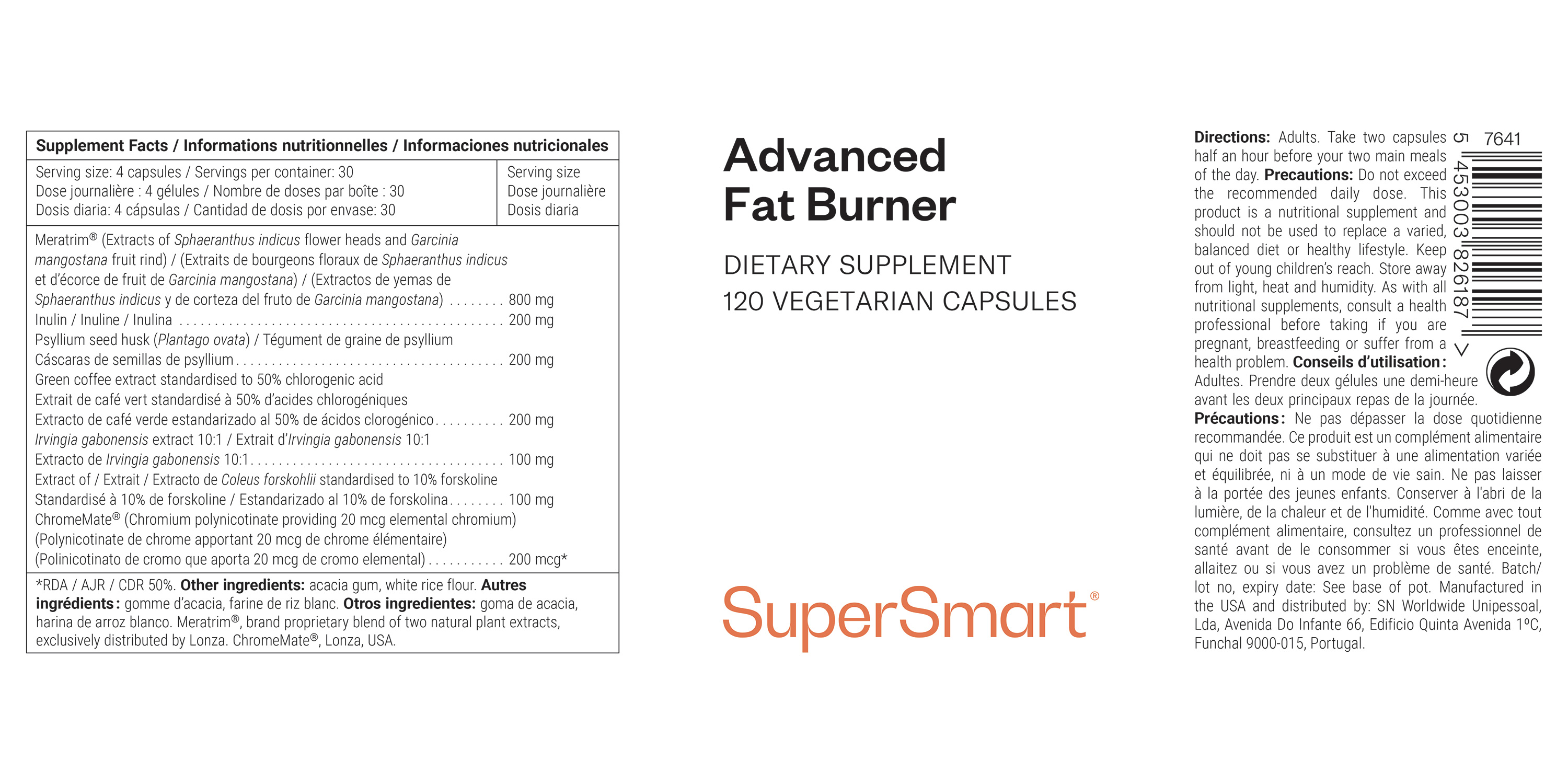 Advanced Fat Burner Supplement