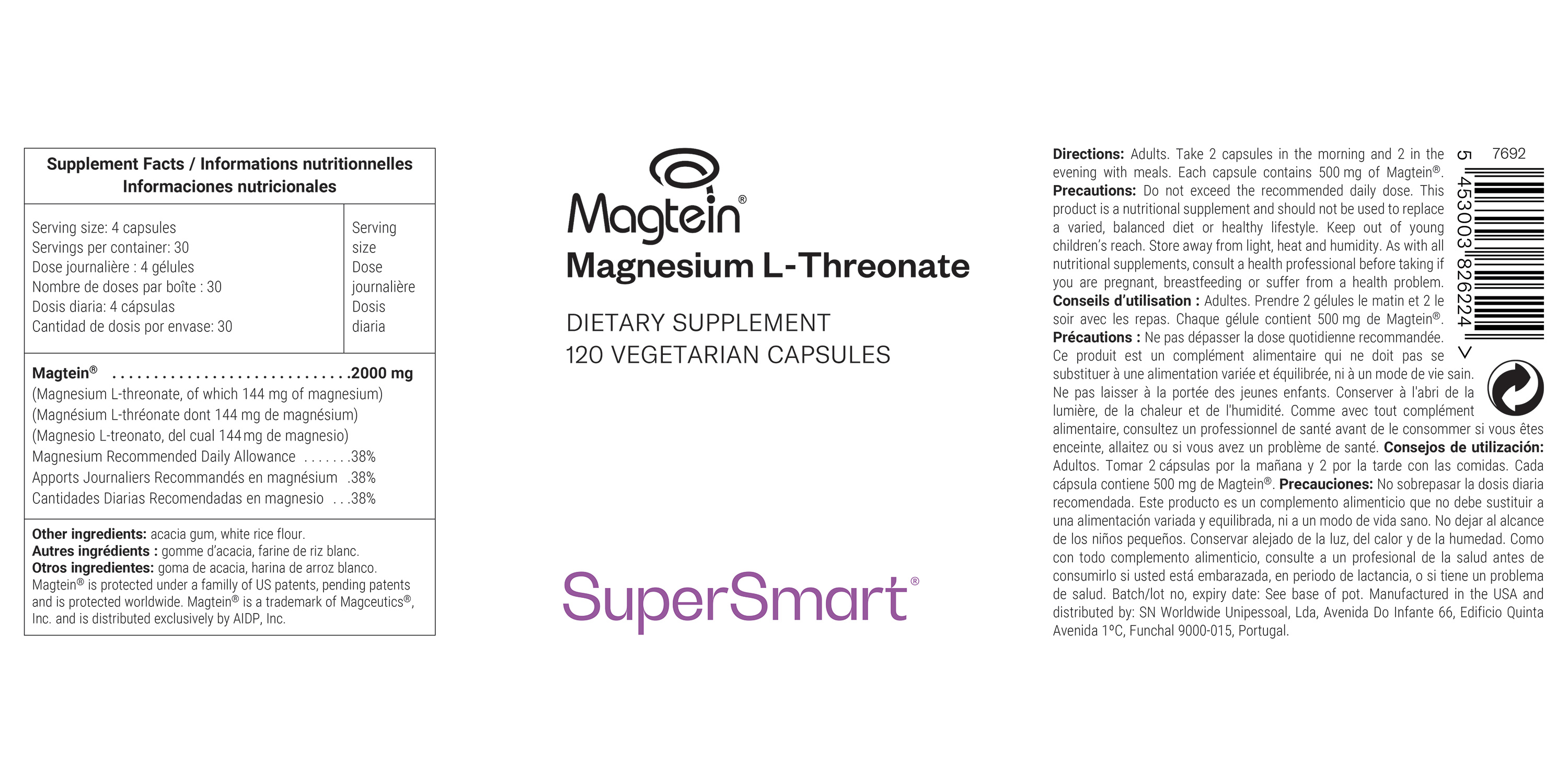 Magnesium Threonate Supplement