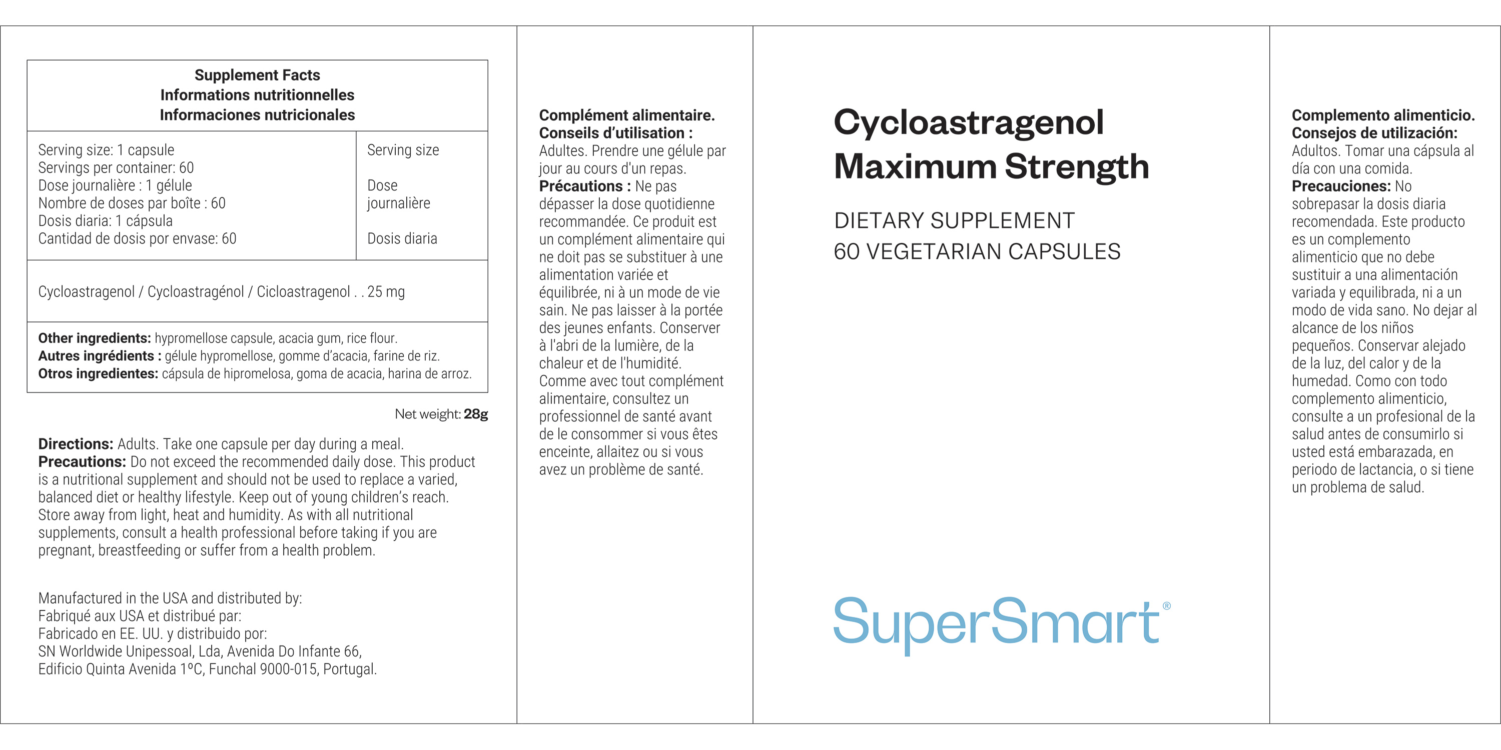 CycloAstragenol Maximum Strength 98%