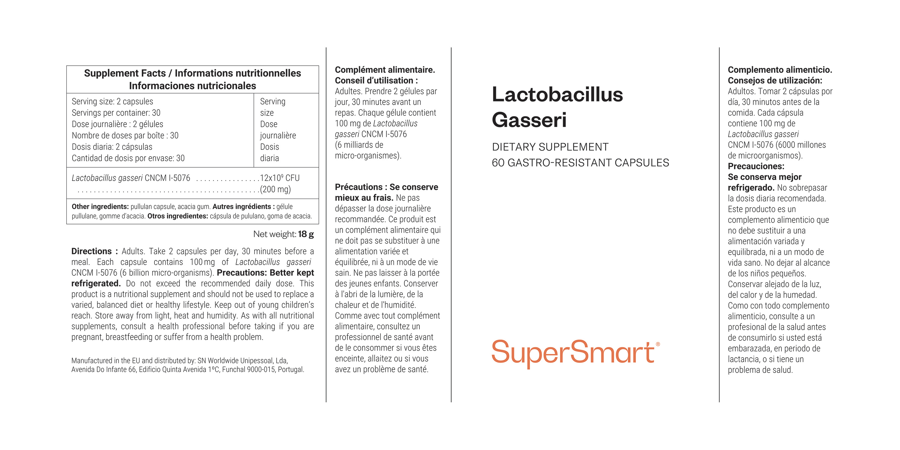 Lactobacillus Gasseri Supplement