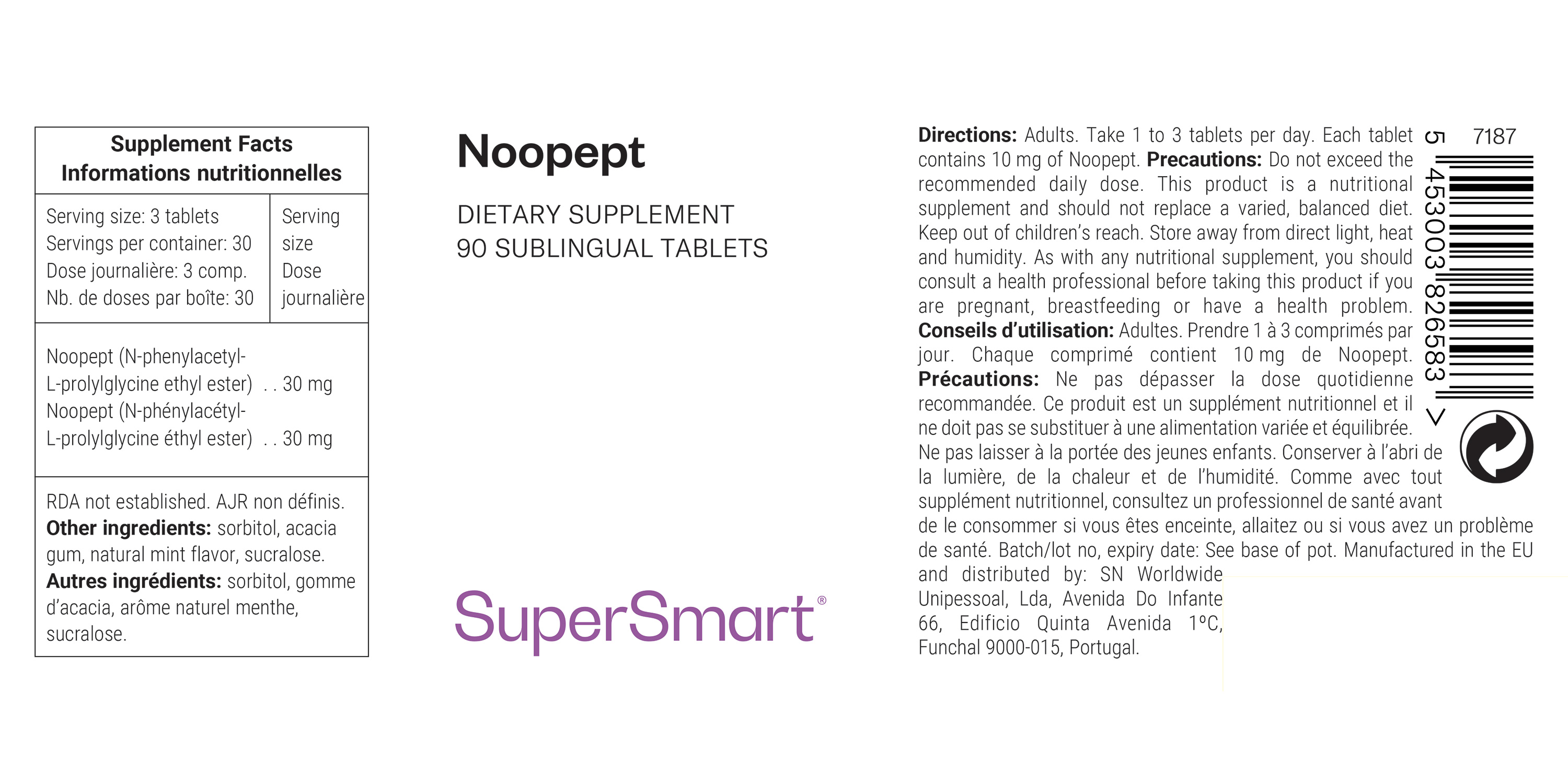 Noopept Supplement