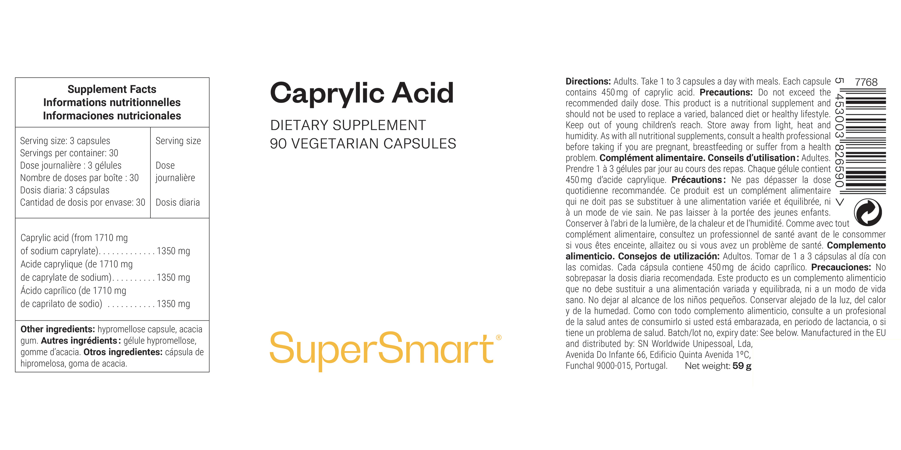 Caprylic Acid Supplement