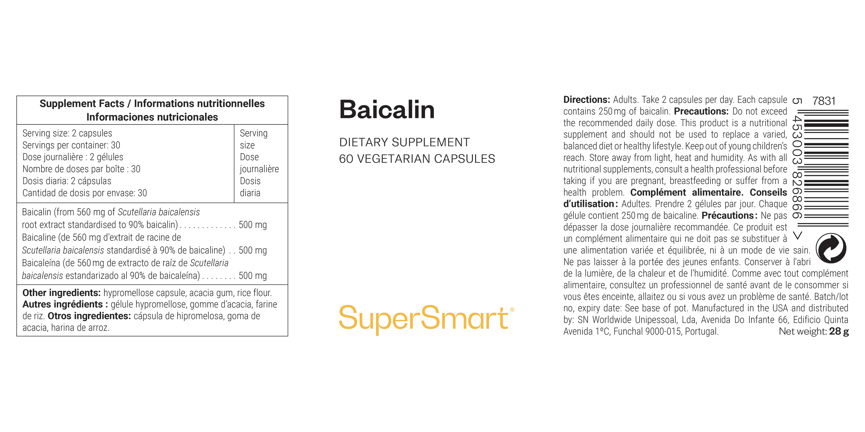 Baicalin Supplement