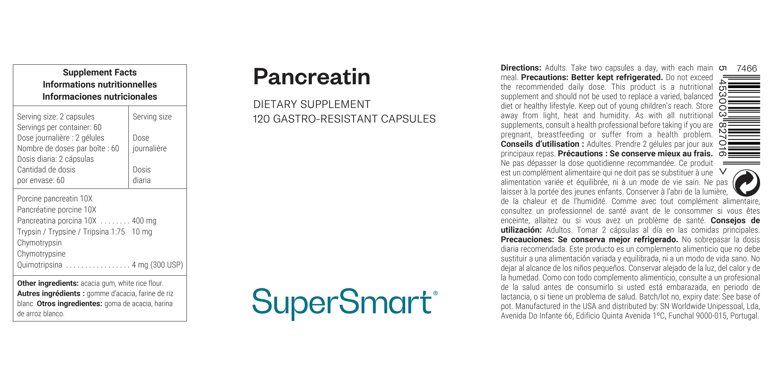 Suplemento Pancreatin