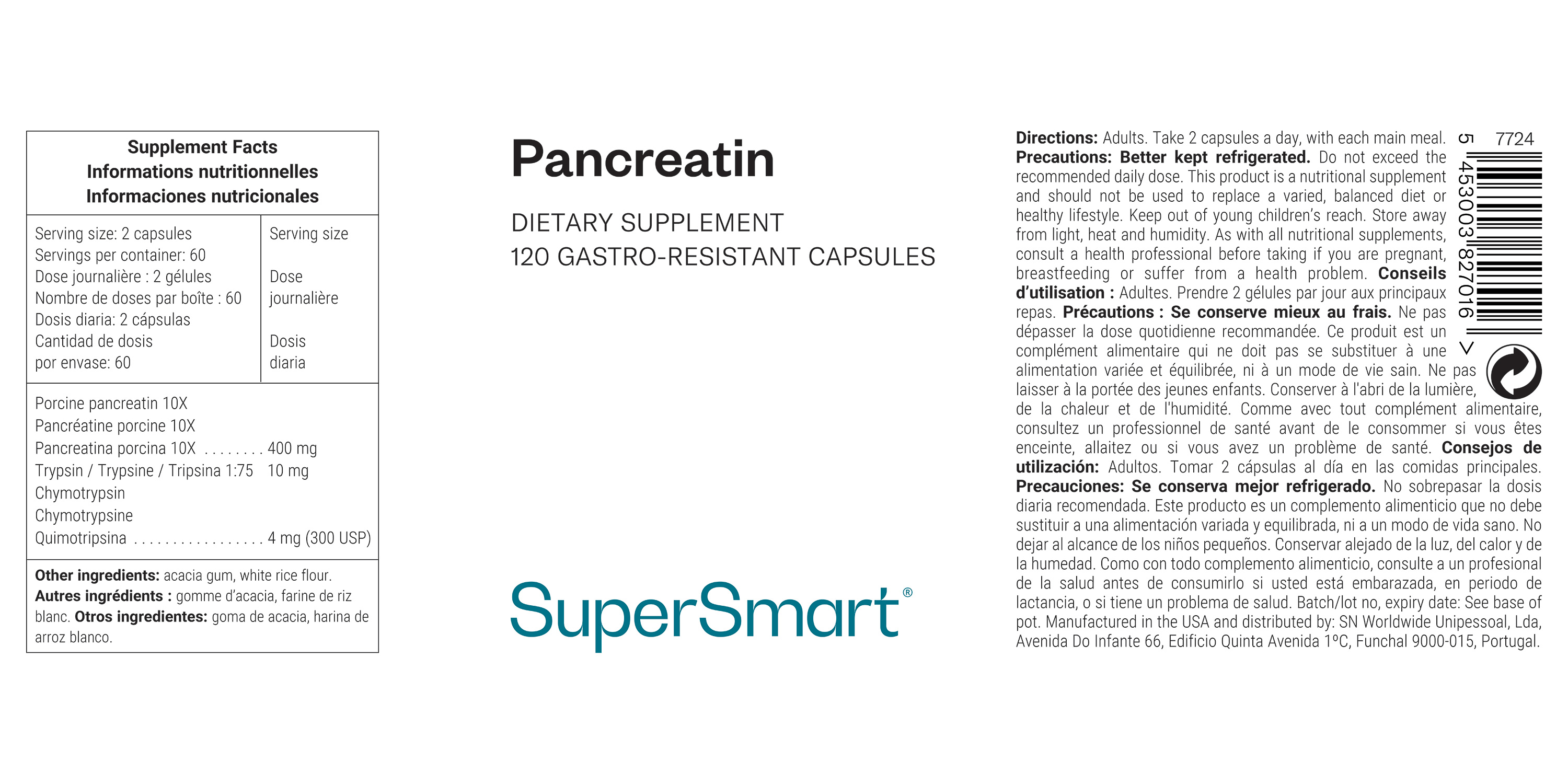 Pancreatin Supplement 