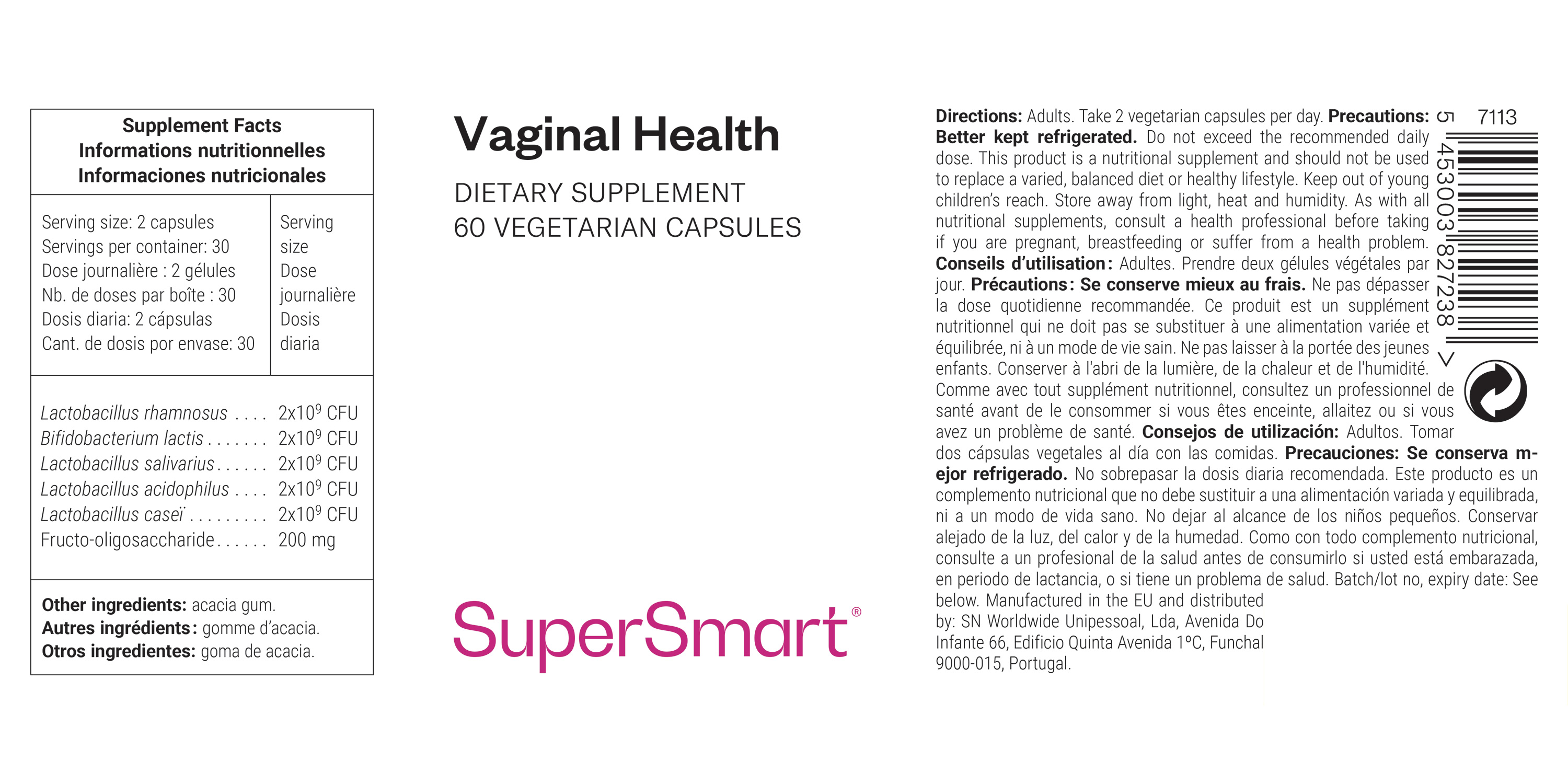 Complemento para la flora vaginal