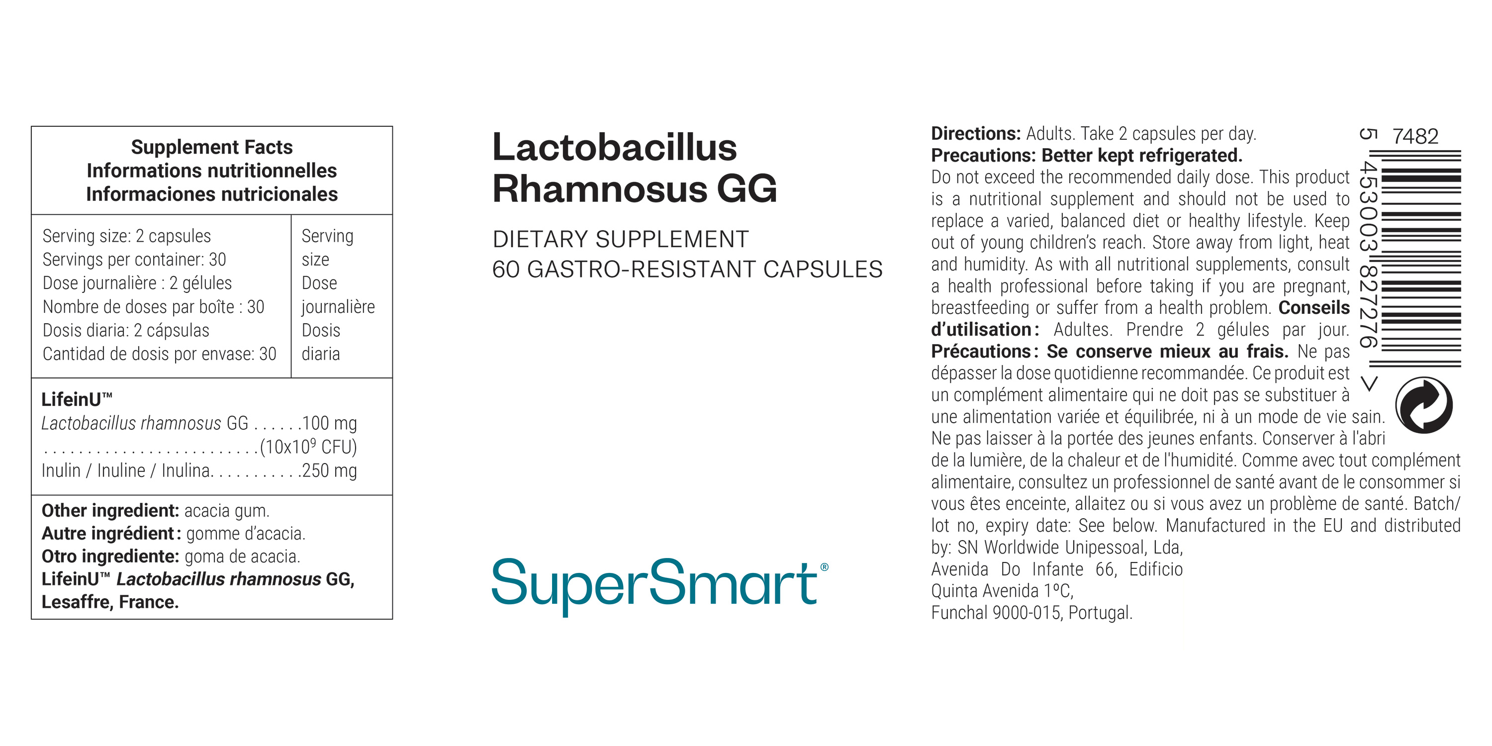 Lactobacillus Rhamnosus GG Supplement