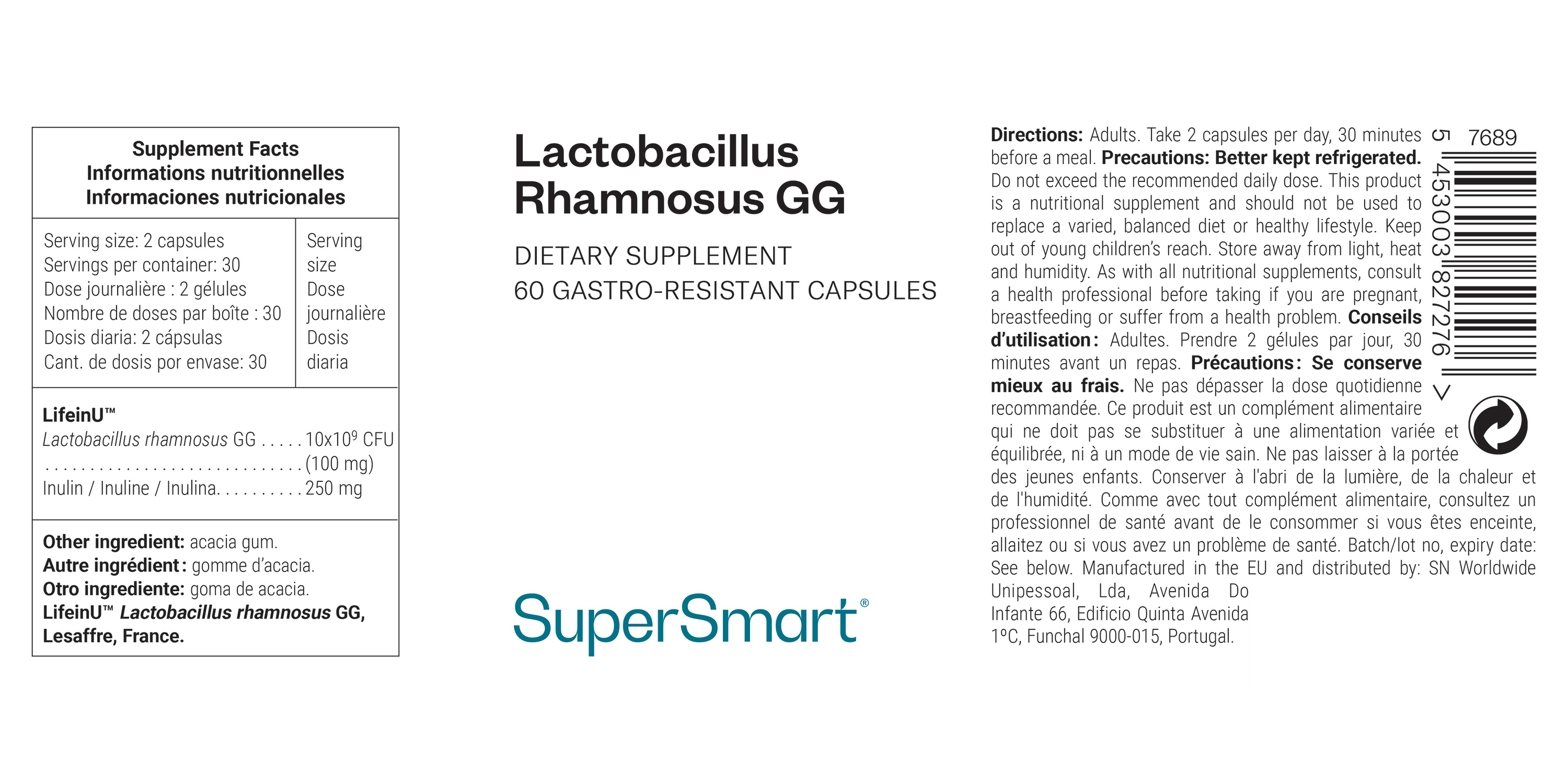 Lactobacillus Rhamnosus GG Supplement