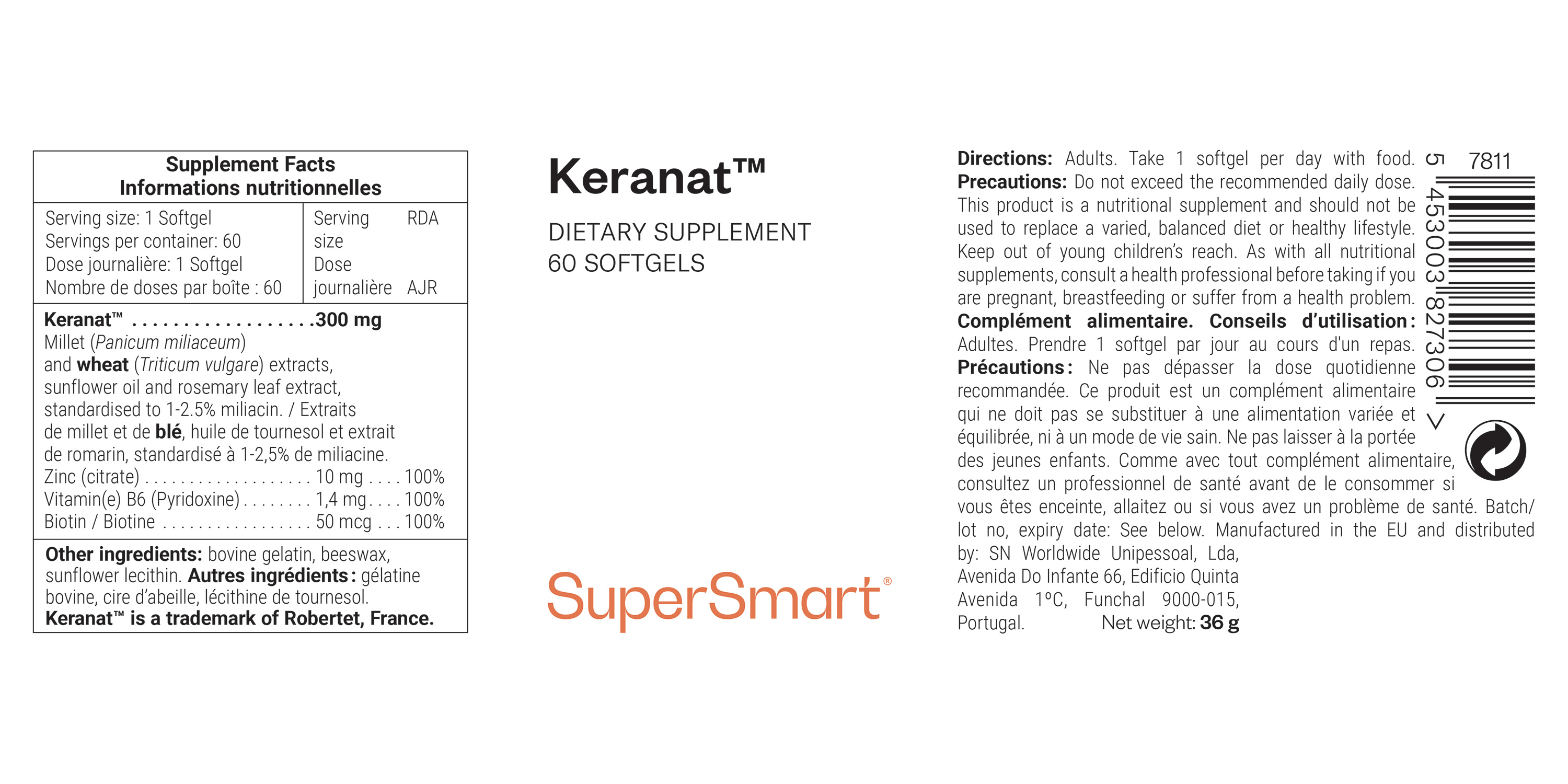 Complément alimentaire Keranat