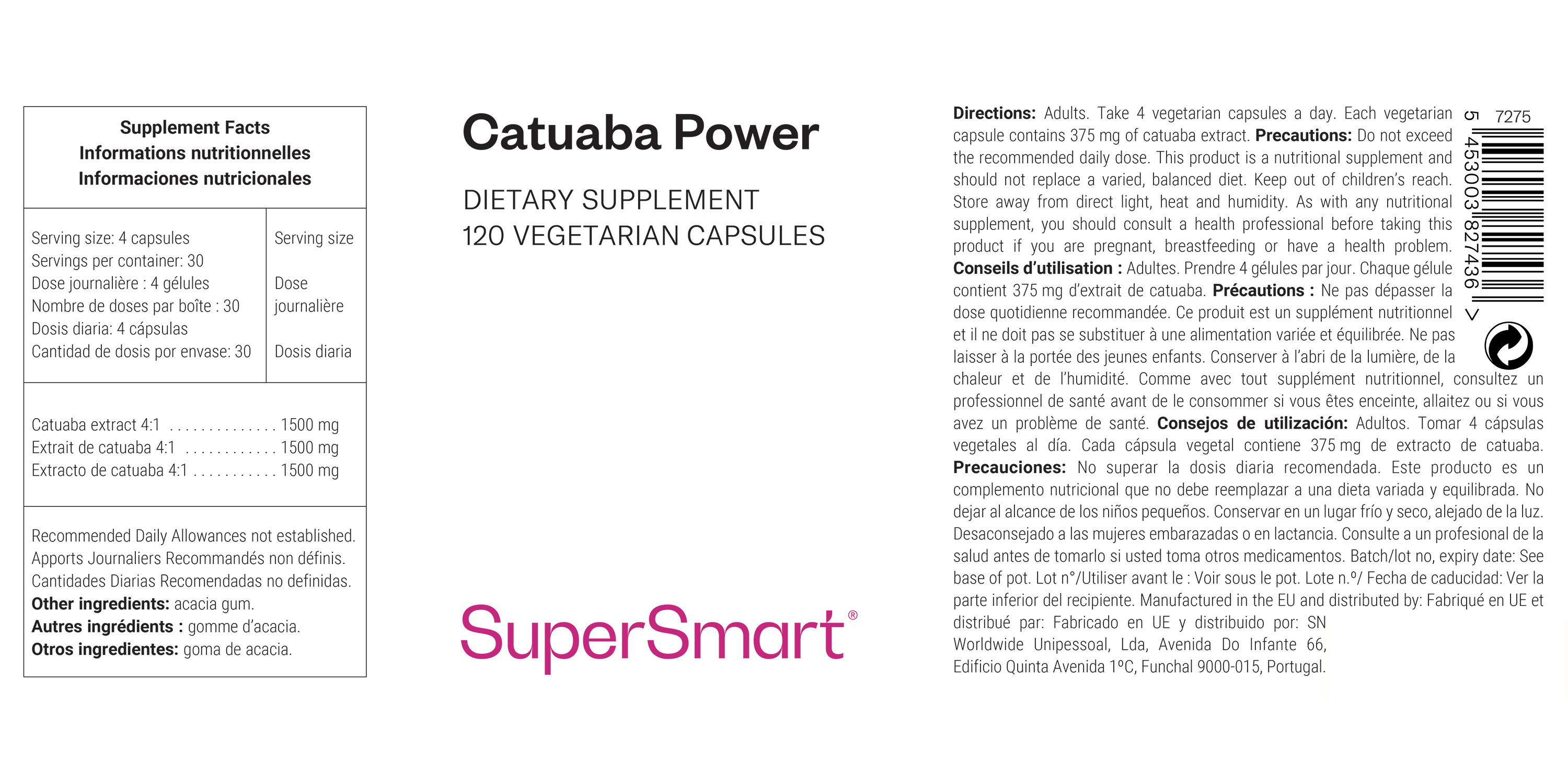 Catuaba Power Supplement