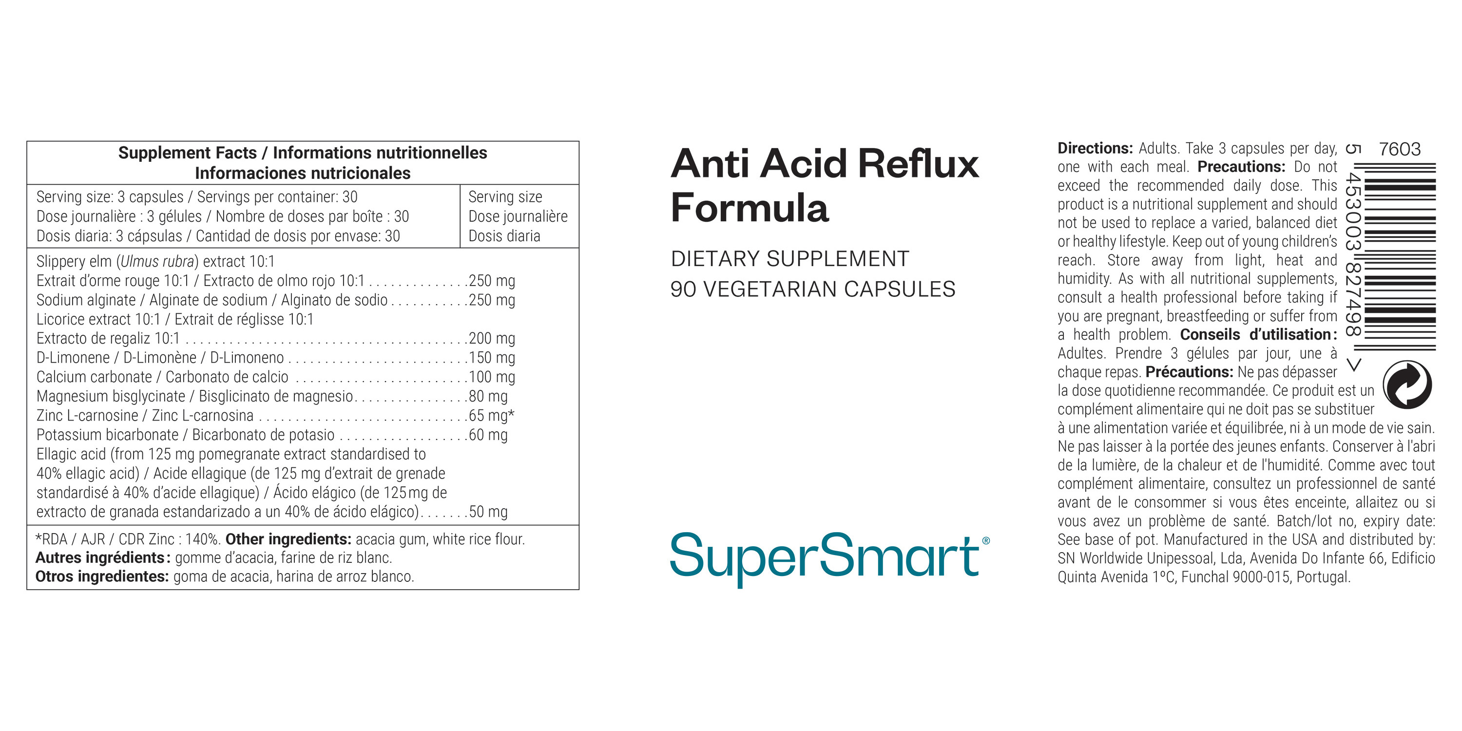 Anti-Acid Reflux Formula