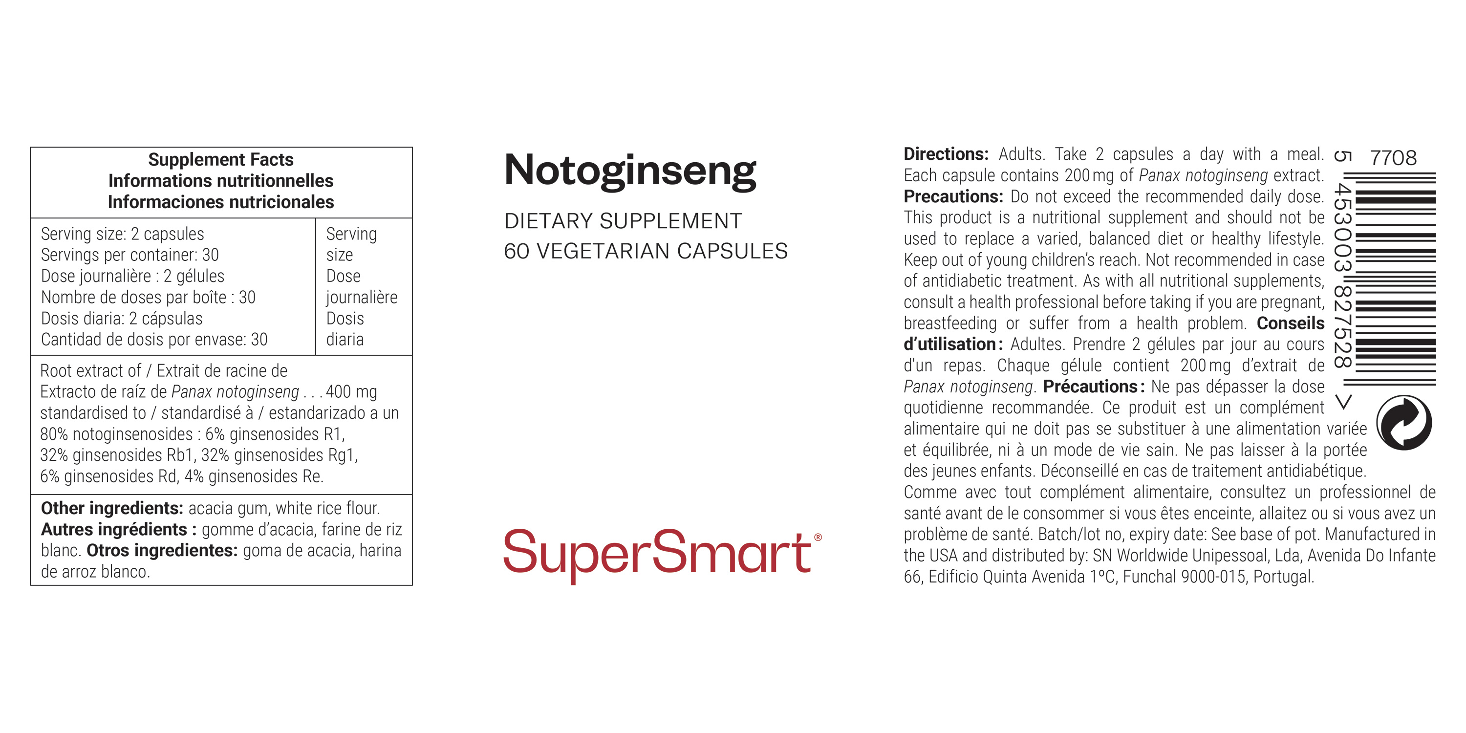 Notoginseng 200 mg