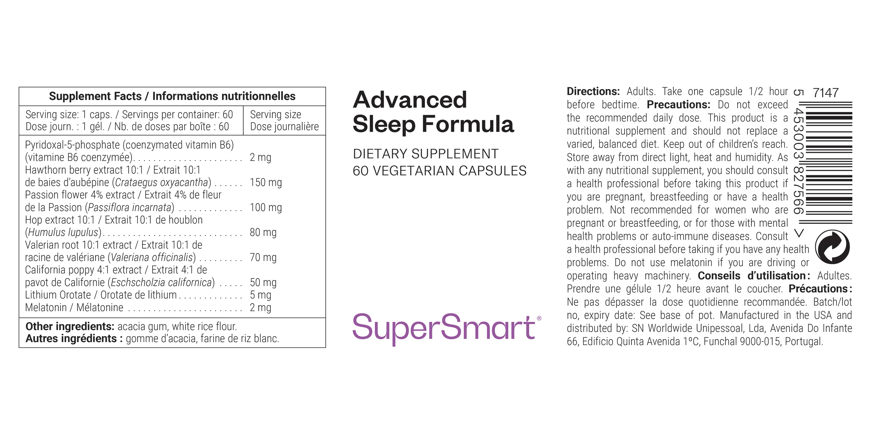 Fórmula relajante para dormir mejor