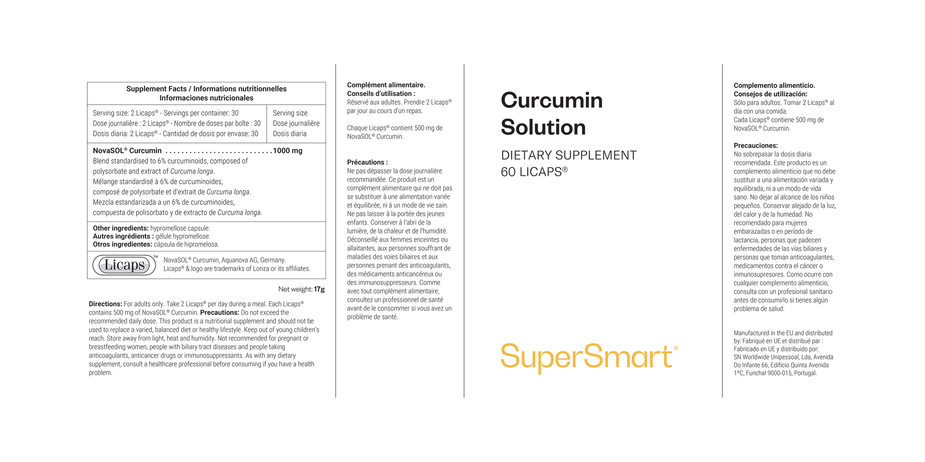 Curcumin Solution Supplement